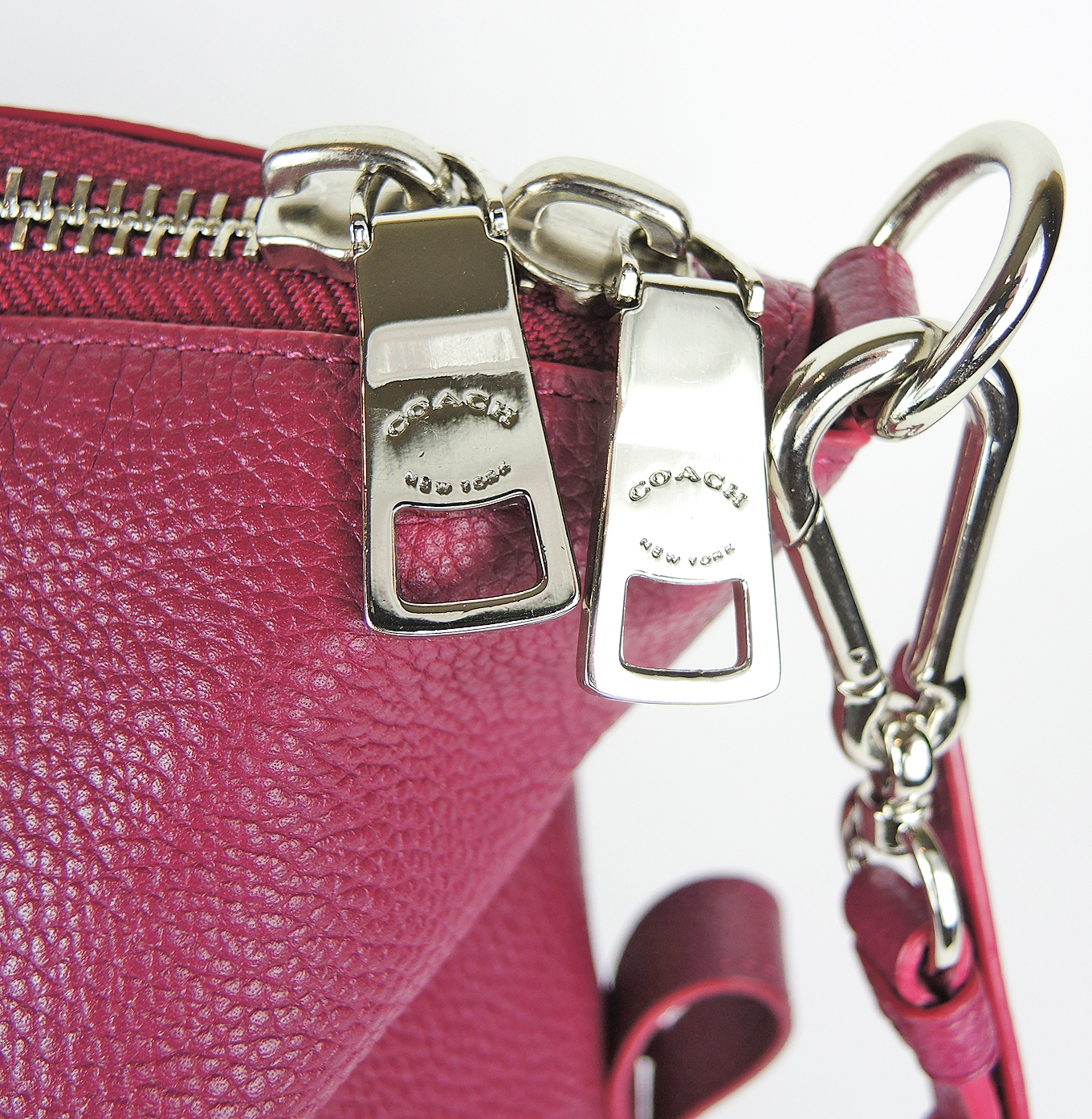 Coach Prairie Pebble Leather Satchel and Coach Two-Tone Accordion Zip Wallet
