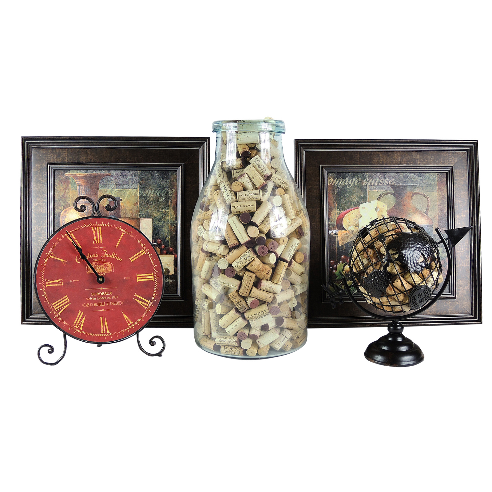 Wine Themed Decor Including Janet Stever Giclees