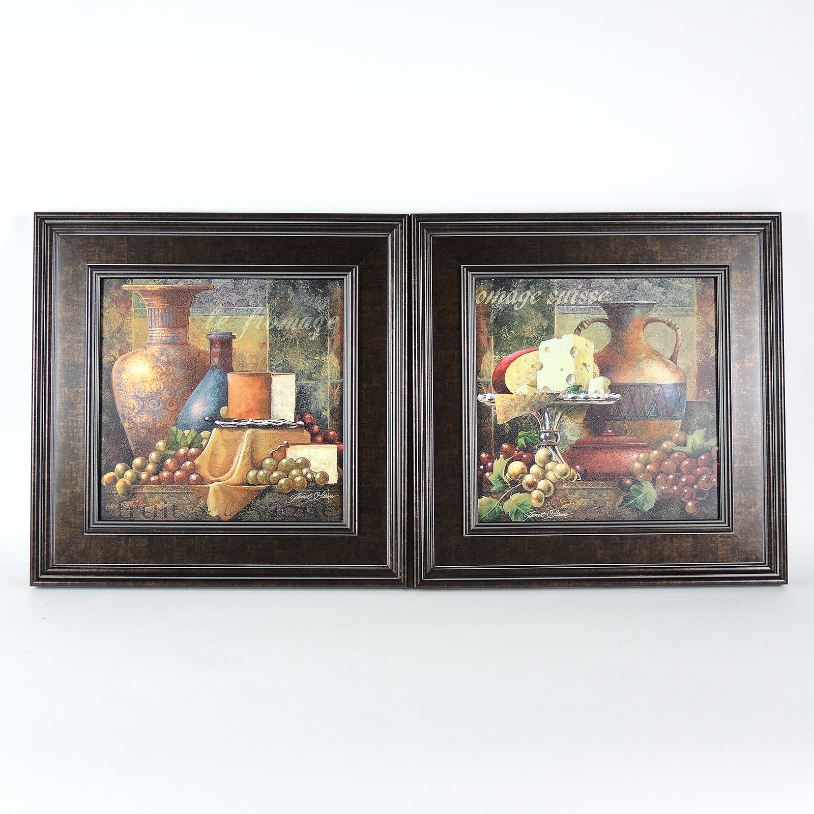 Wine Themed Decor Including Janet Stever Giclees