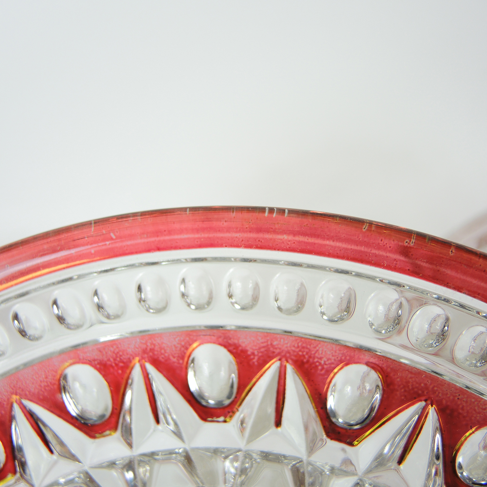 "Parklane Ruby by Colony Glass Ruby Flashed Tableware