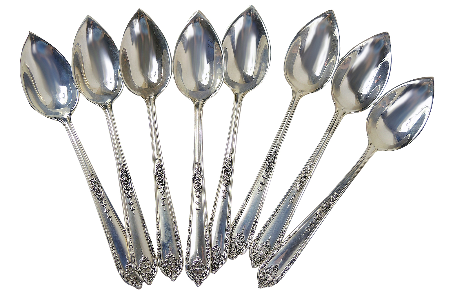 Alvin "Della Robbia" Sterling Silver Flatware with Chest