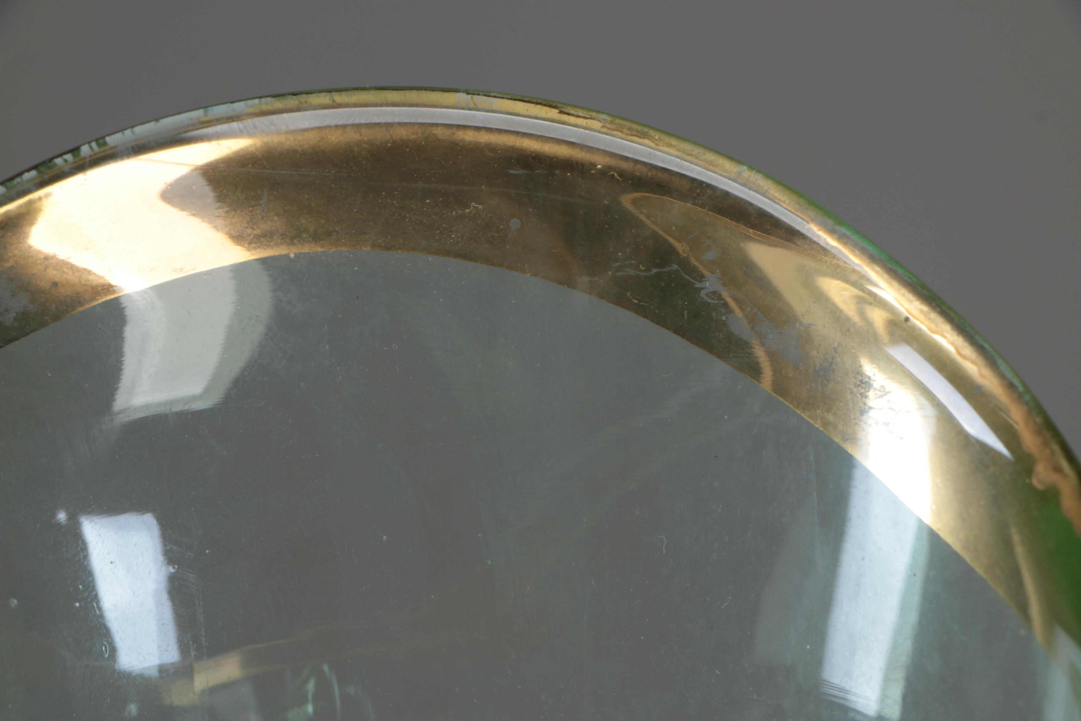 Hand-Painted Glass Pitcher