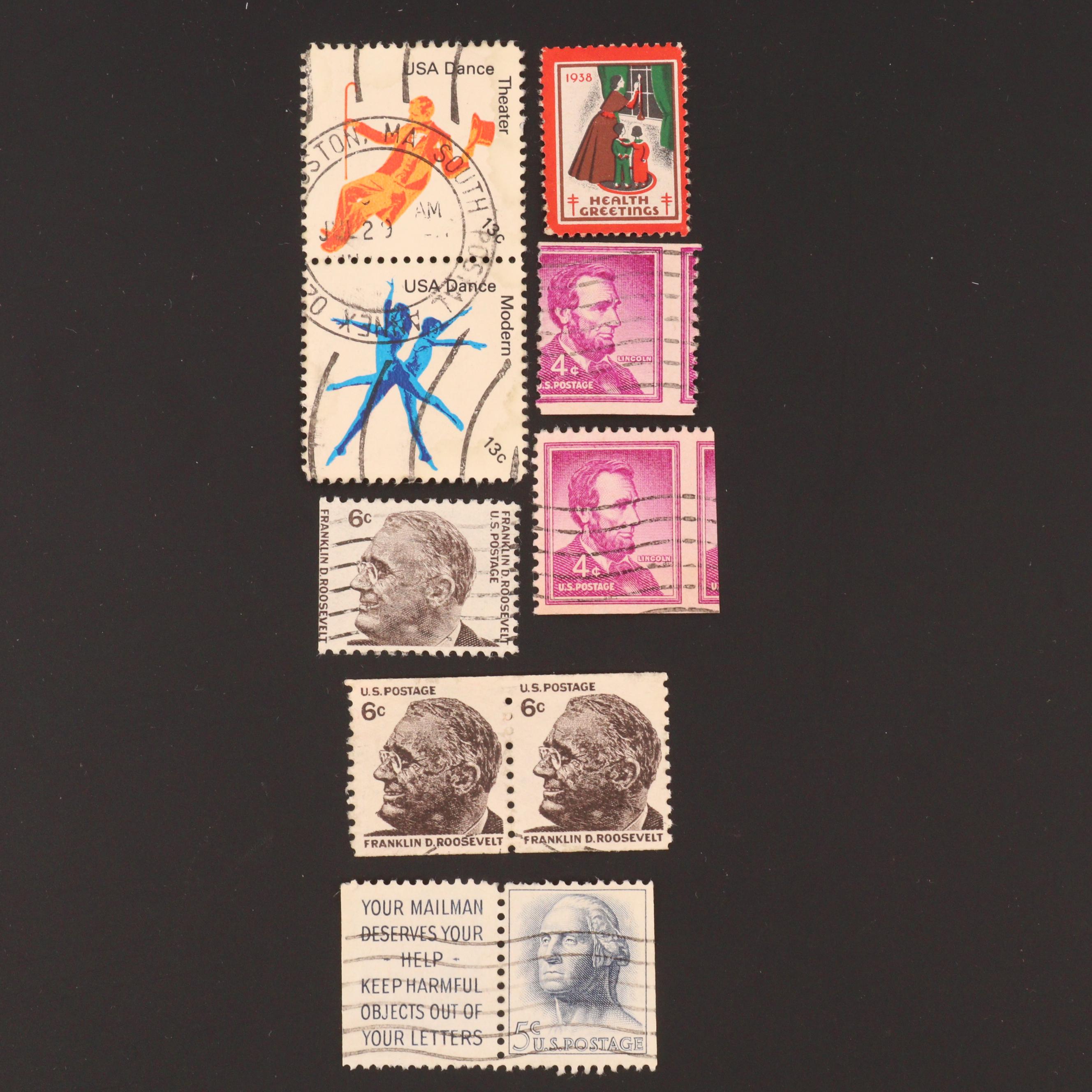 Group of Over 1000 U.S. Commemorative Postage Stamps