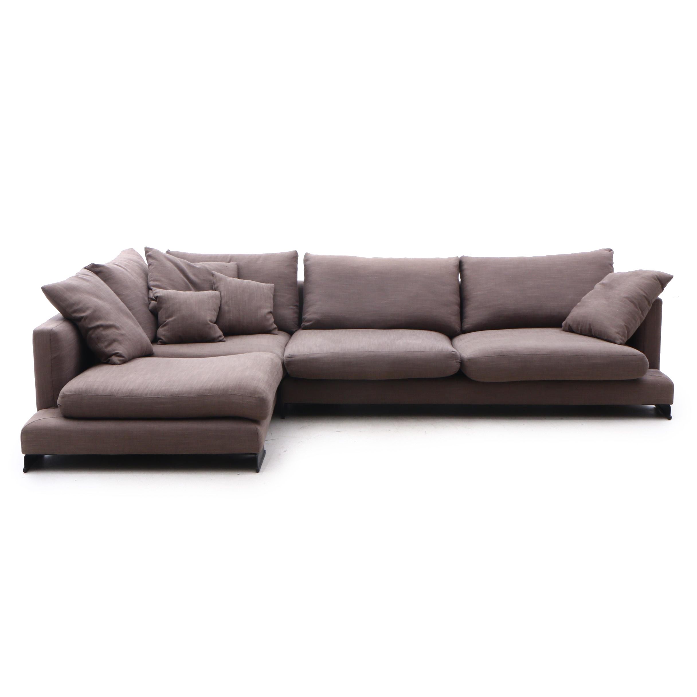 Modernist Sectional Sofa, Contemporary