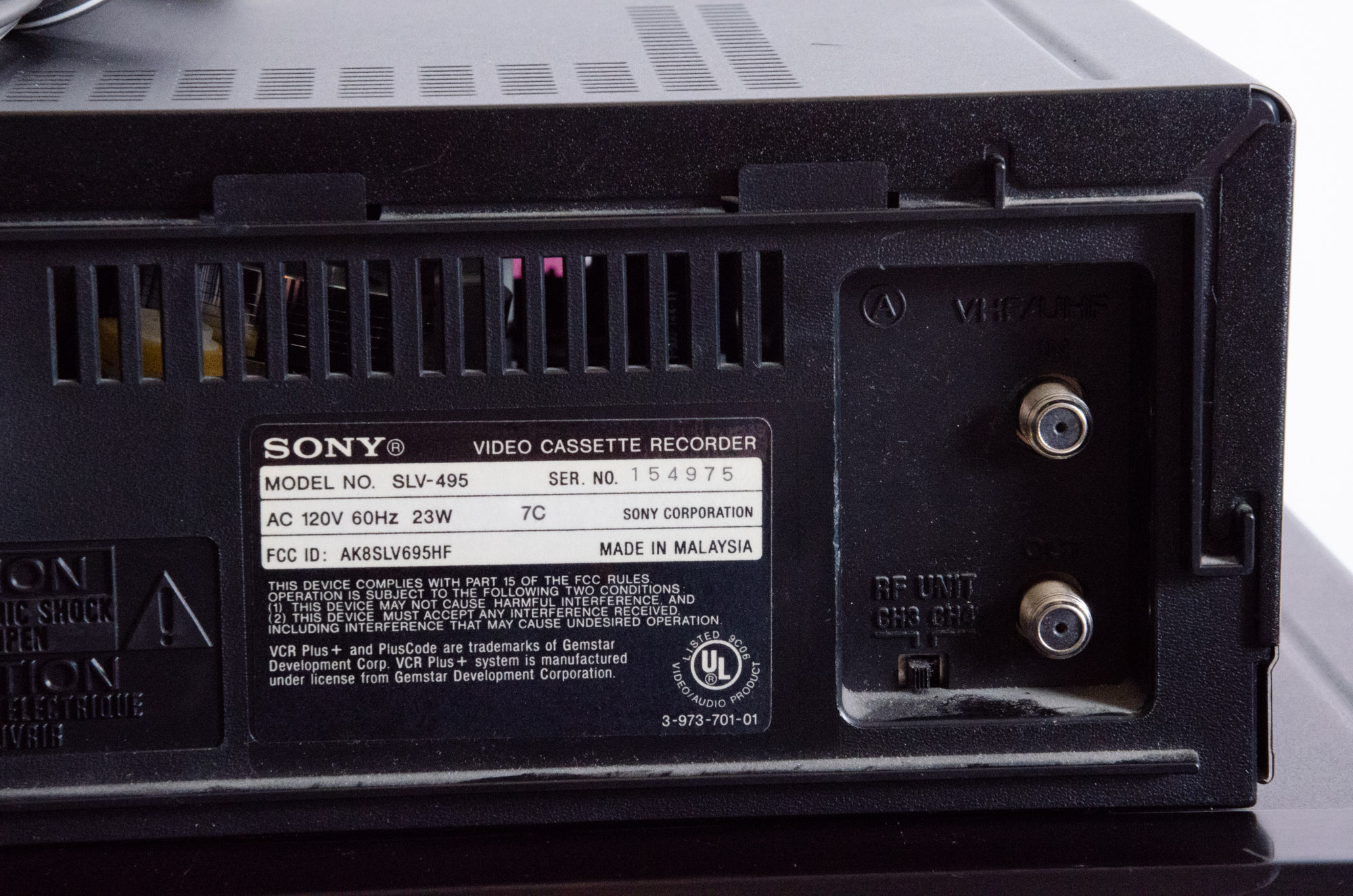 Sony Audio Visual Control Center, Compact Disc Player and Cassette Recorder