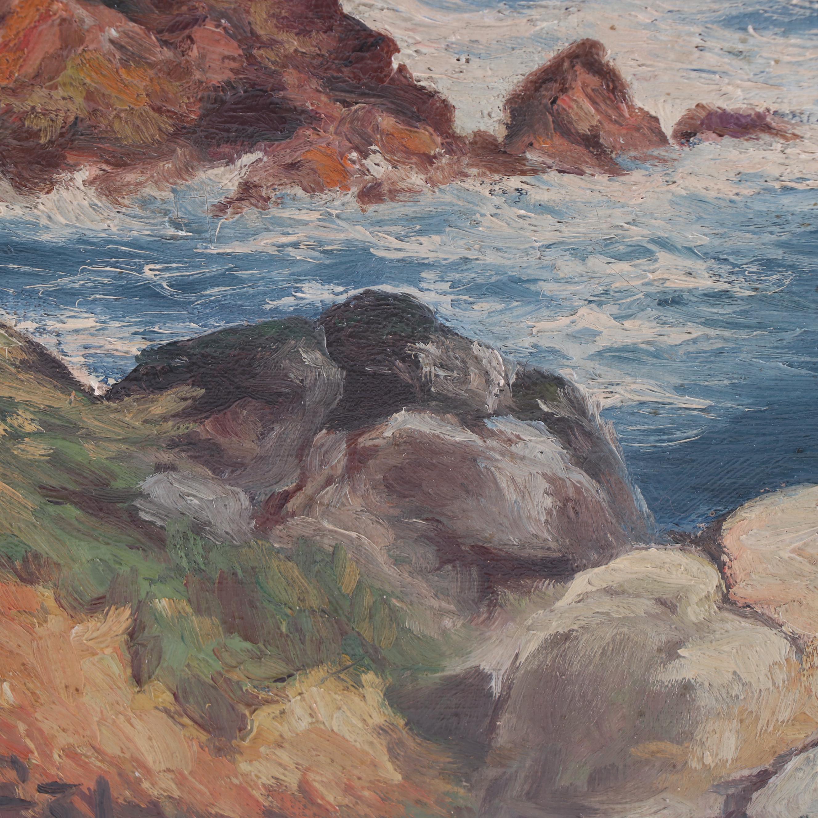 Nannie Ruth Ransom Copy Oil Painting after Carl Christian Dahlgren