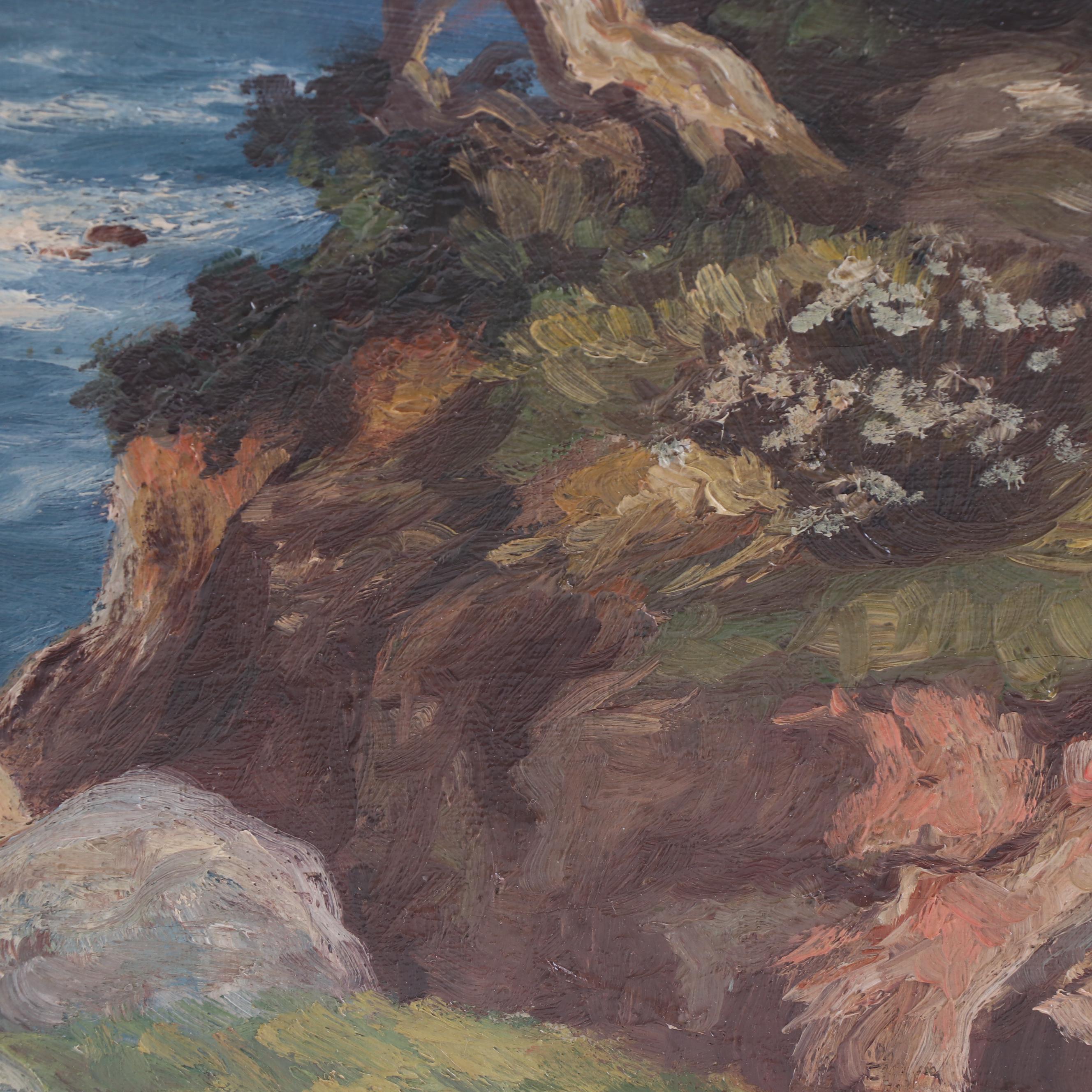 Nannie Ruth Ransom Copy Oil Painting after Carl Christian Dahlgren