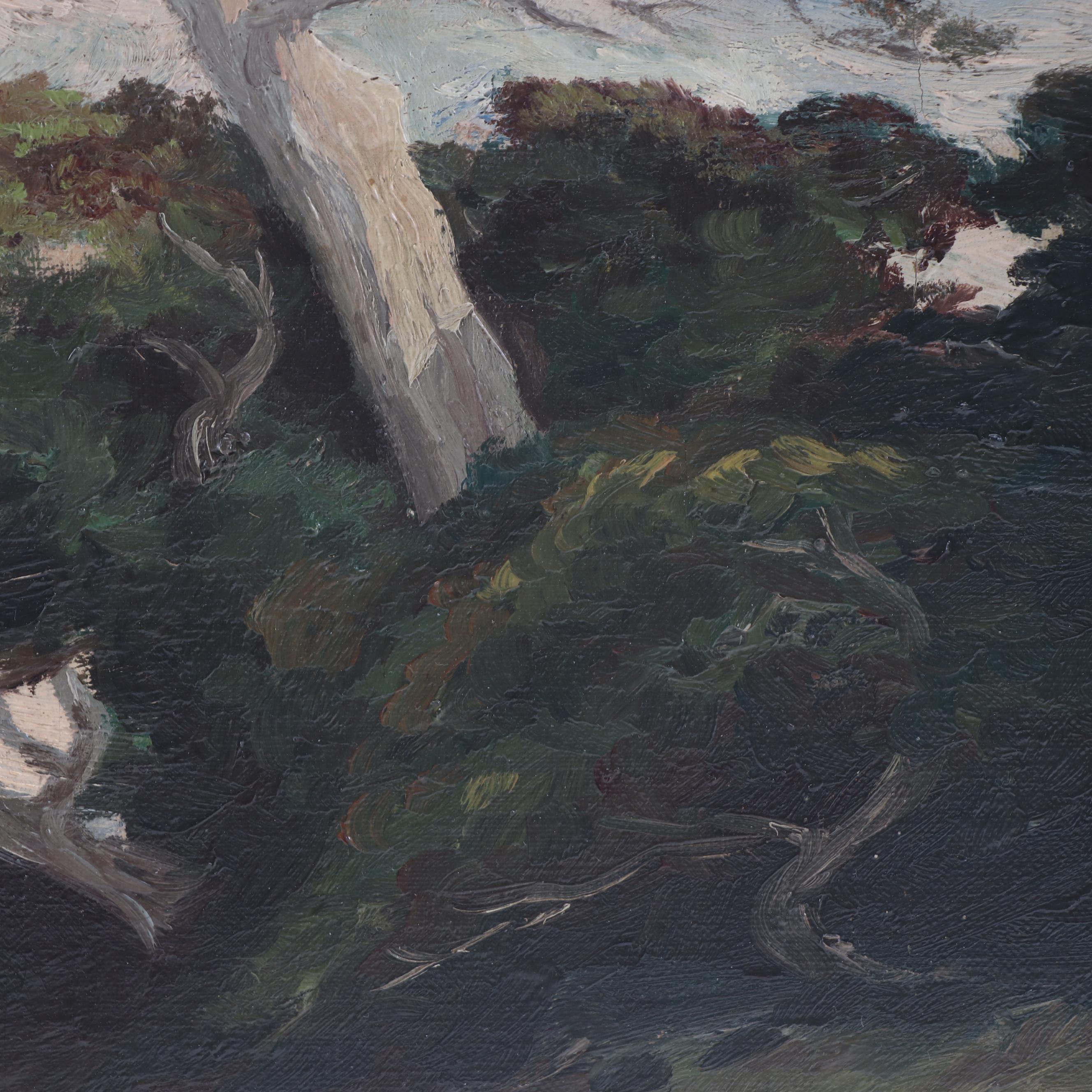 Nannie Ruth Ransom Copy Oil Painting after Carl Christian Dahlgren