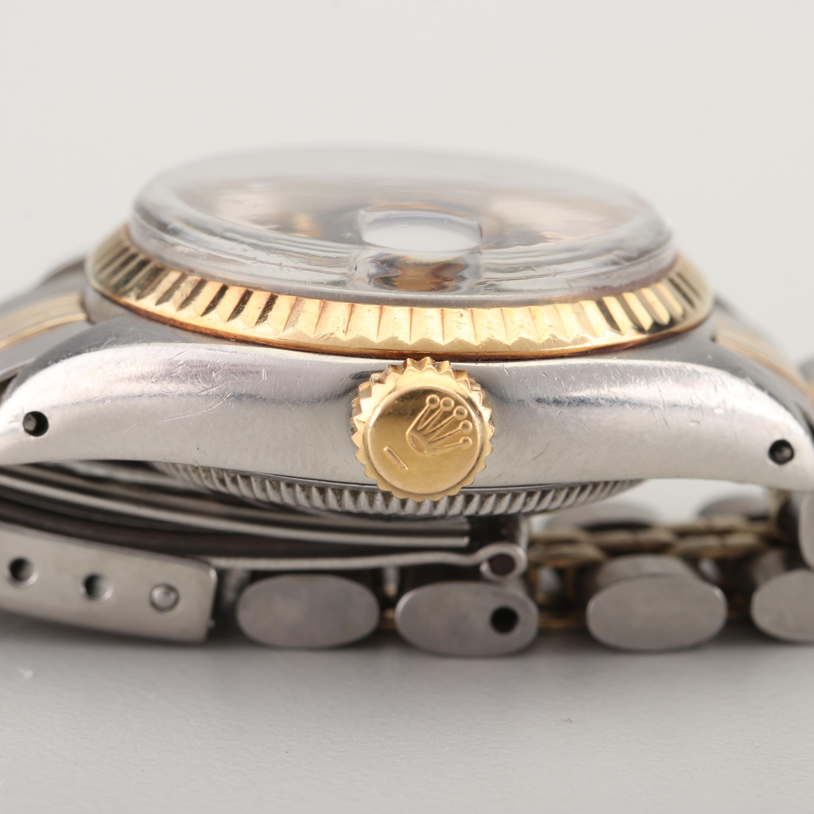 Vintage Rolex Oyster Perpetual 14K Yellow Gold and Stainless Steel Watch