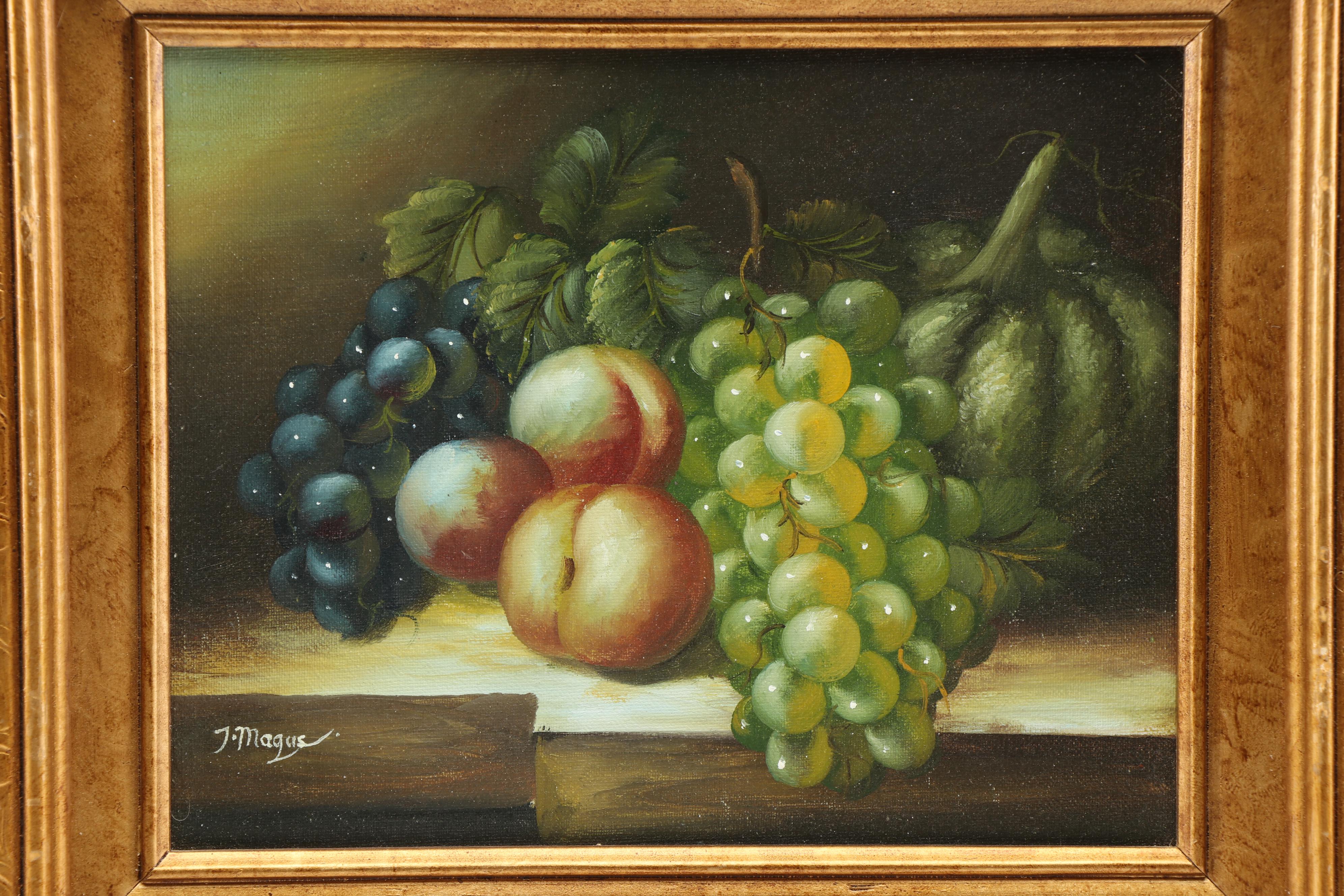 J. Magus Still Life Oil Painting