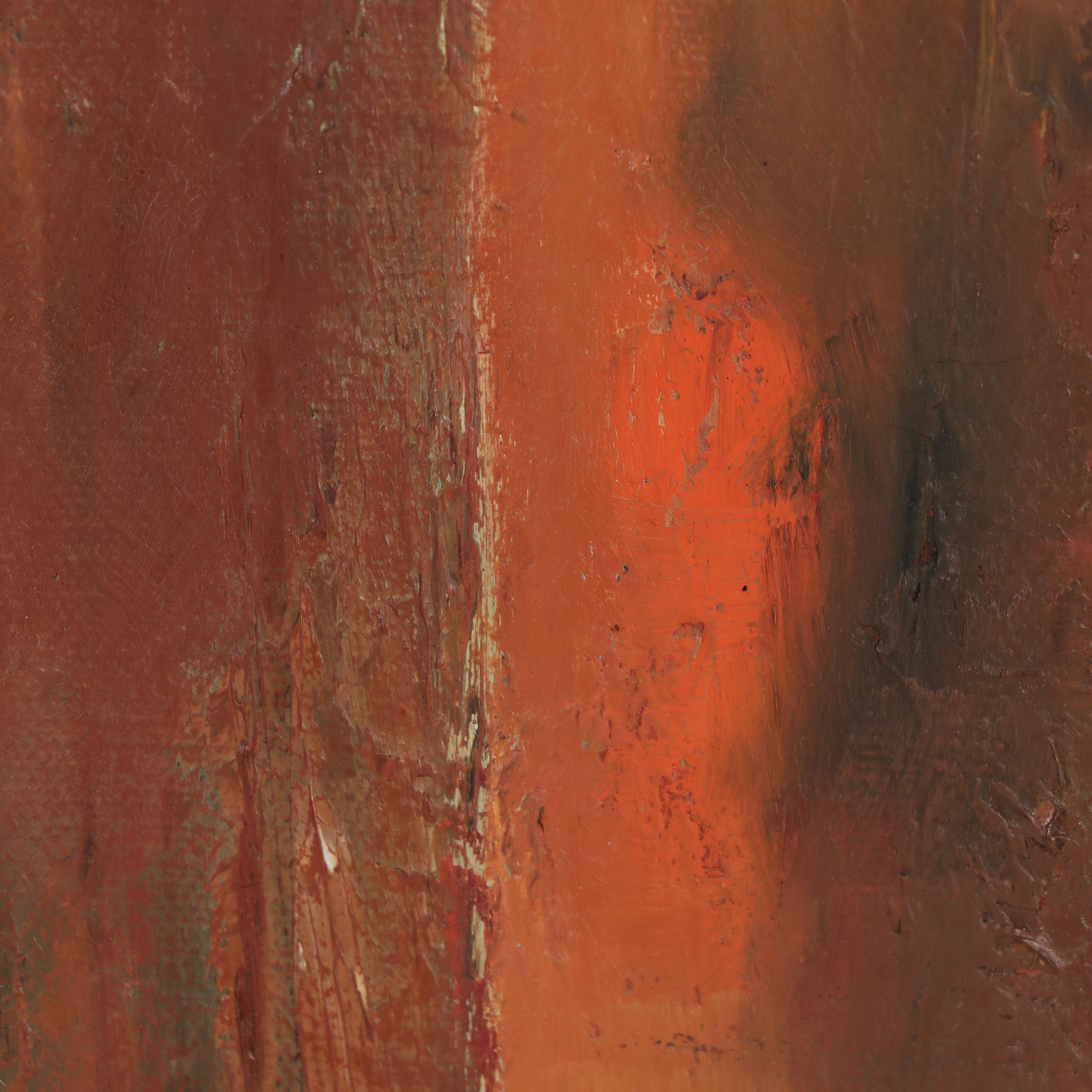 Late 20th Century Expressionism Style Oil Painting