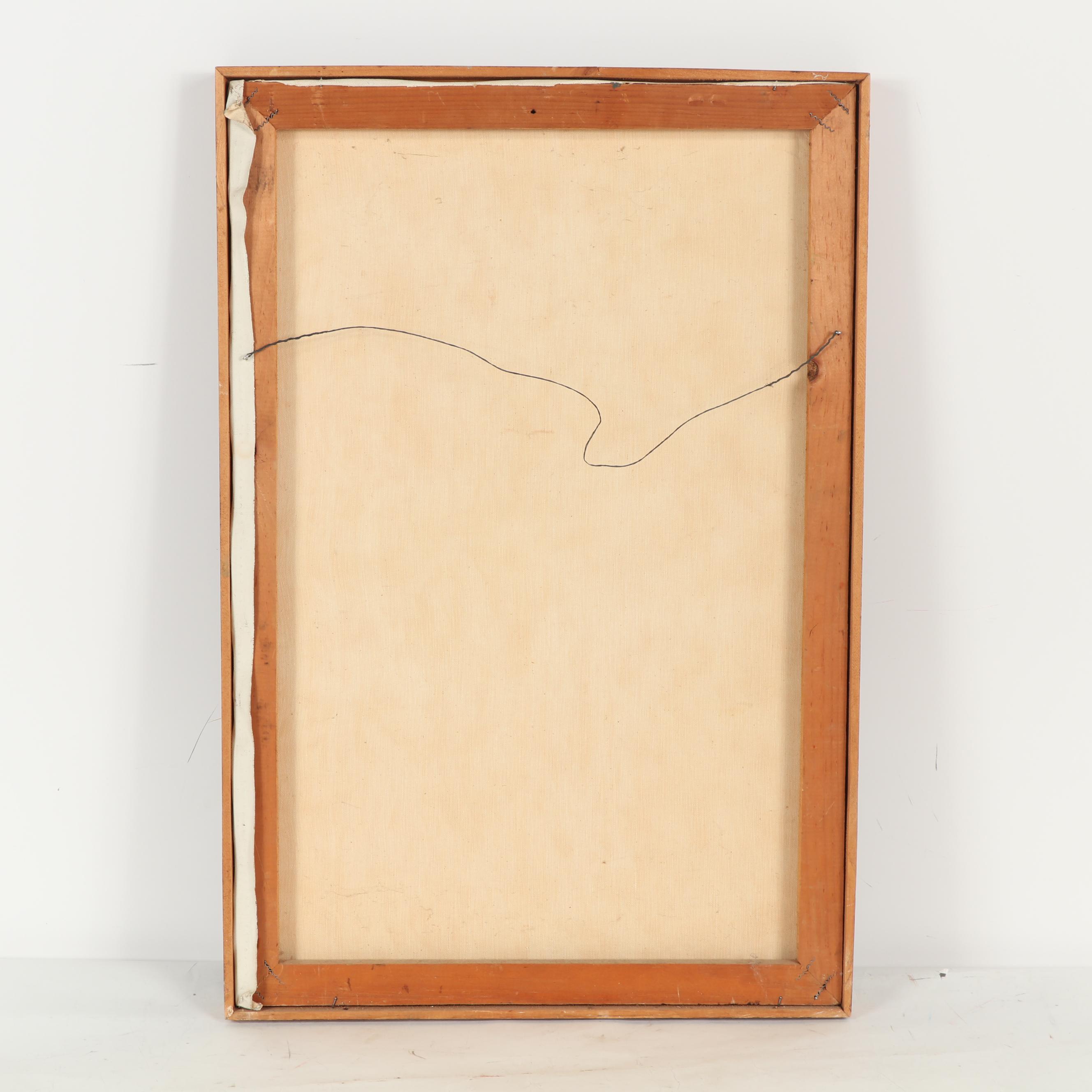 Late 20th Century Expressionism Style Oil Painting