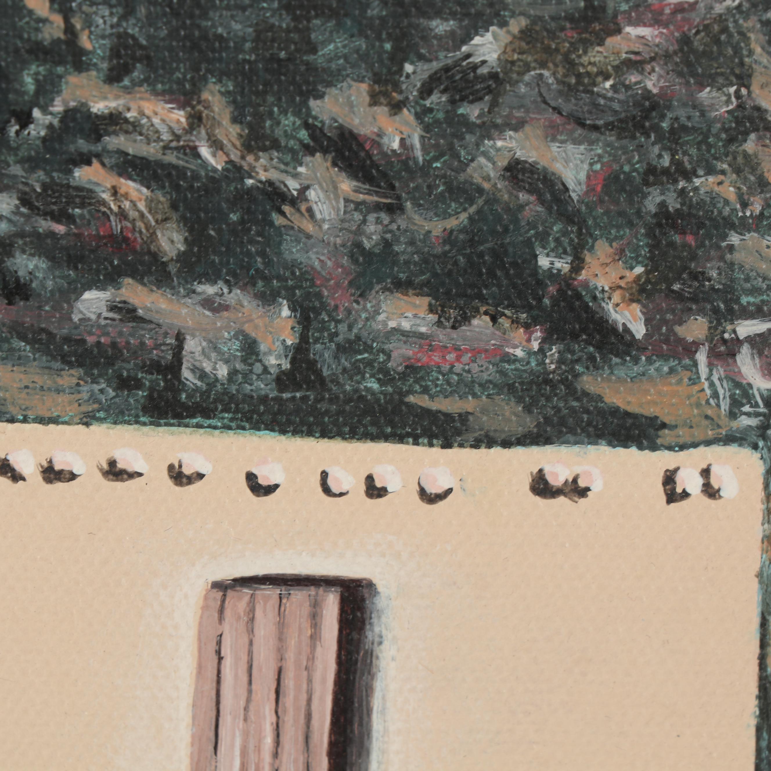 David Gary Suazo Oil Painting "Evening Snow Games"