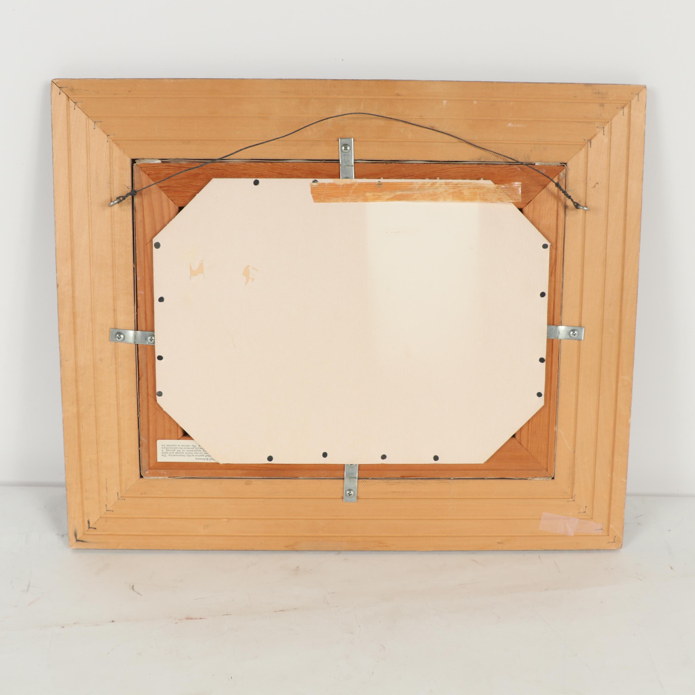 David Gary Suazo Oil Painting "Evening Snow Games"