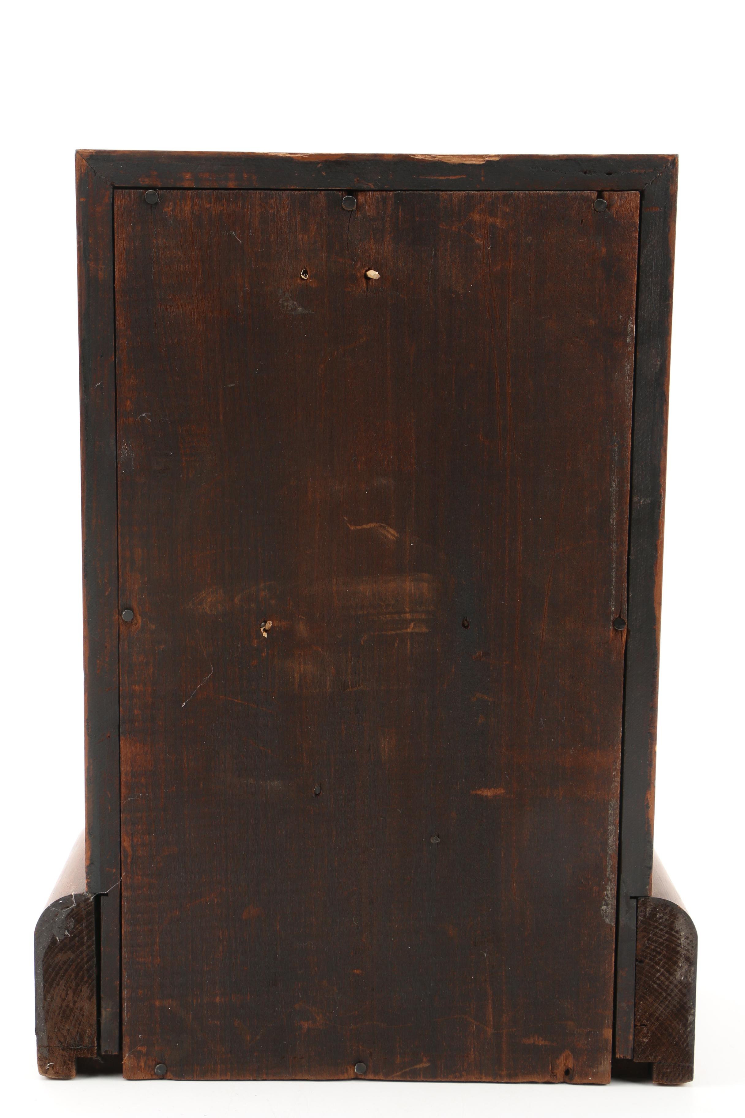 Seth Thomas Mantel Clock with Chromolithograph Alpine Scene