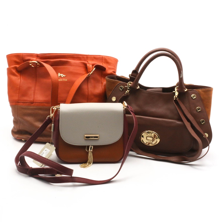 Emma Fox and CLN Leather Purses and Totes