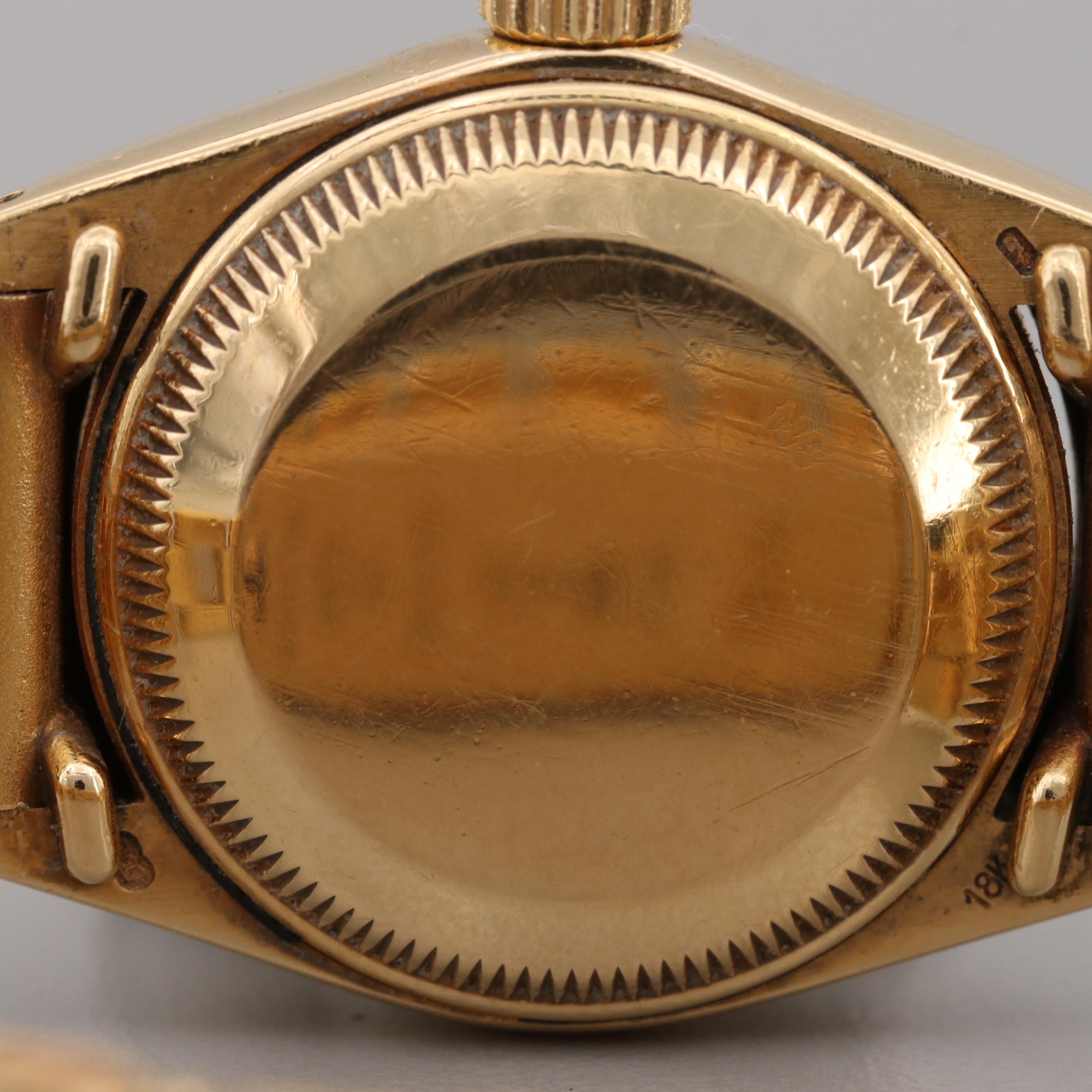 Vintage Rolex Datejust 18K Yellow Gold Automatic Watch, 1980