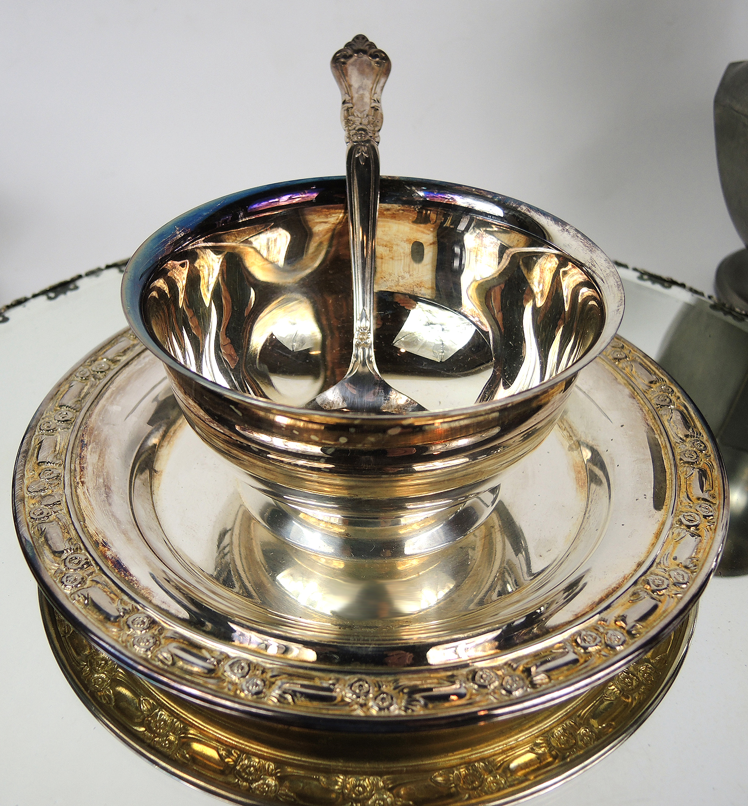 Silverplate and Metal Assorted Tableware
