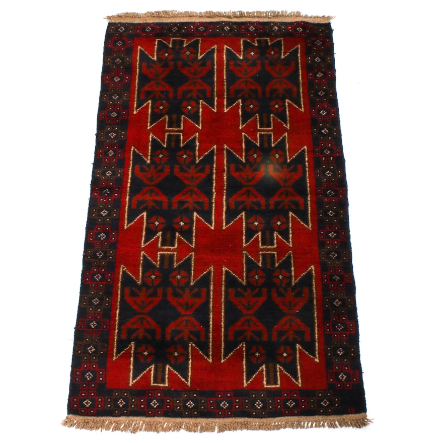 Hand-Knotted Afghan Bahor Area Rug