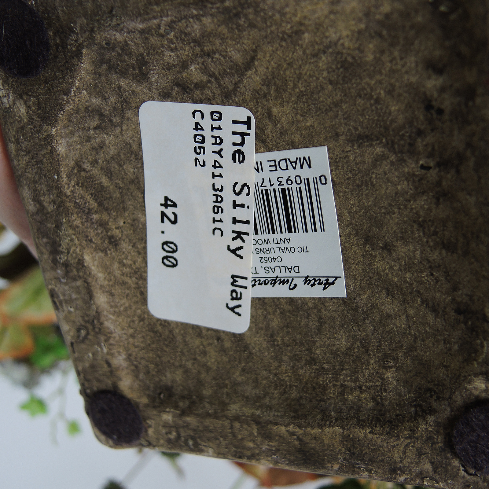 Floral Arrangements, Decorative Urns and Metal Table Boxes