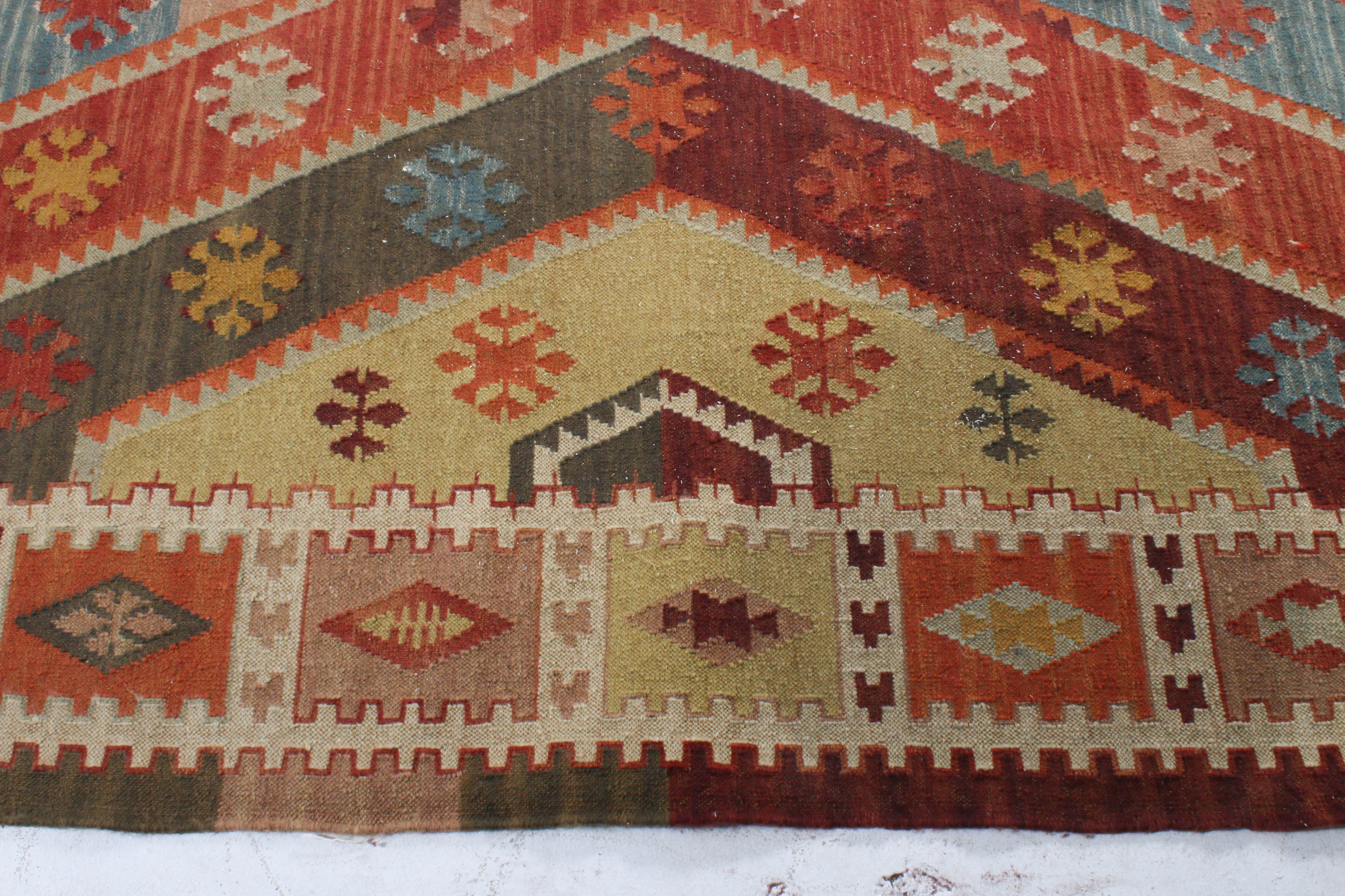 Pottery Barn Turkish "Gianna" Indoor/Outdoor Kilim Rug