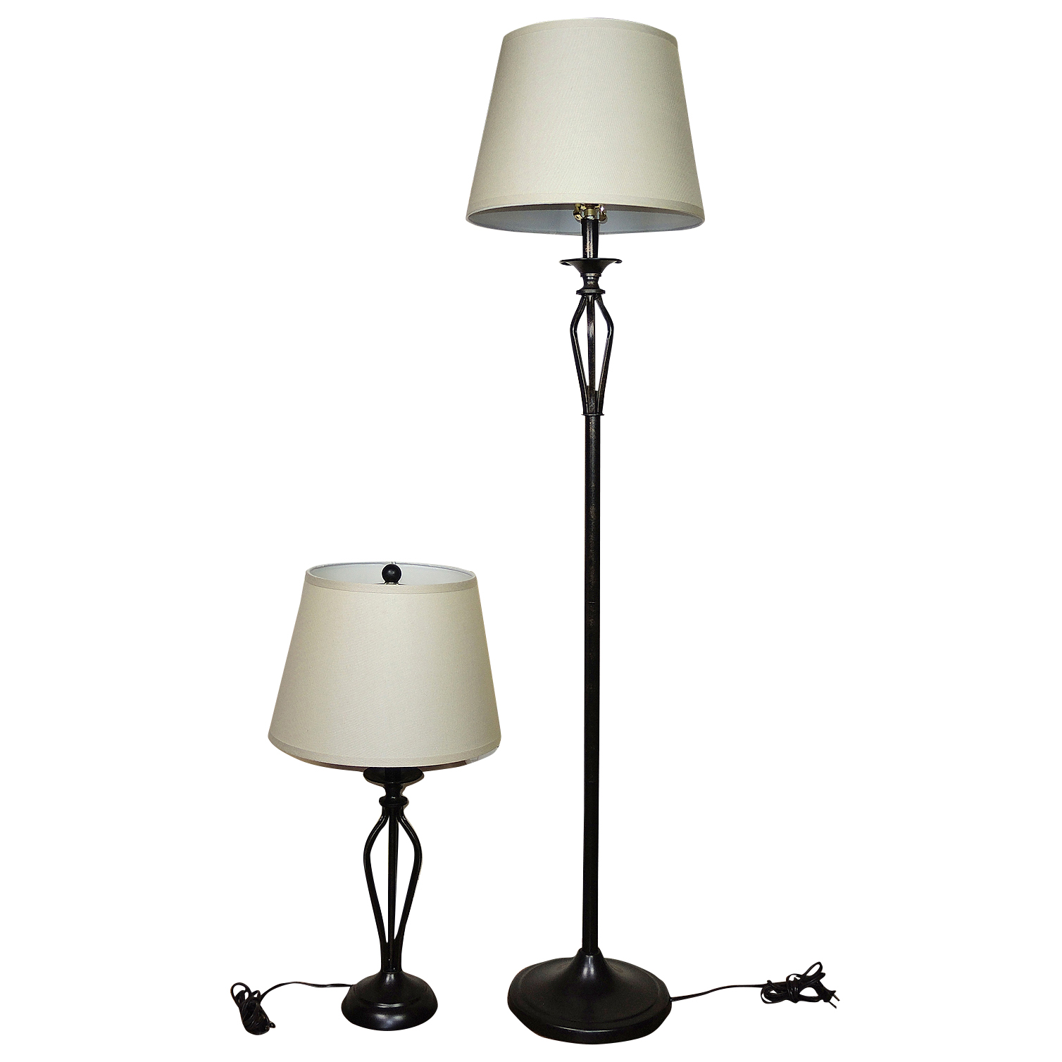 Hampton Bay Coordinating Floor and Table Lamps