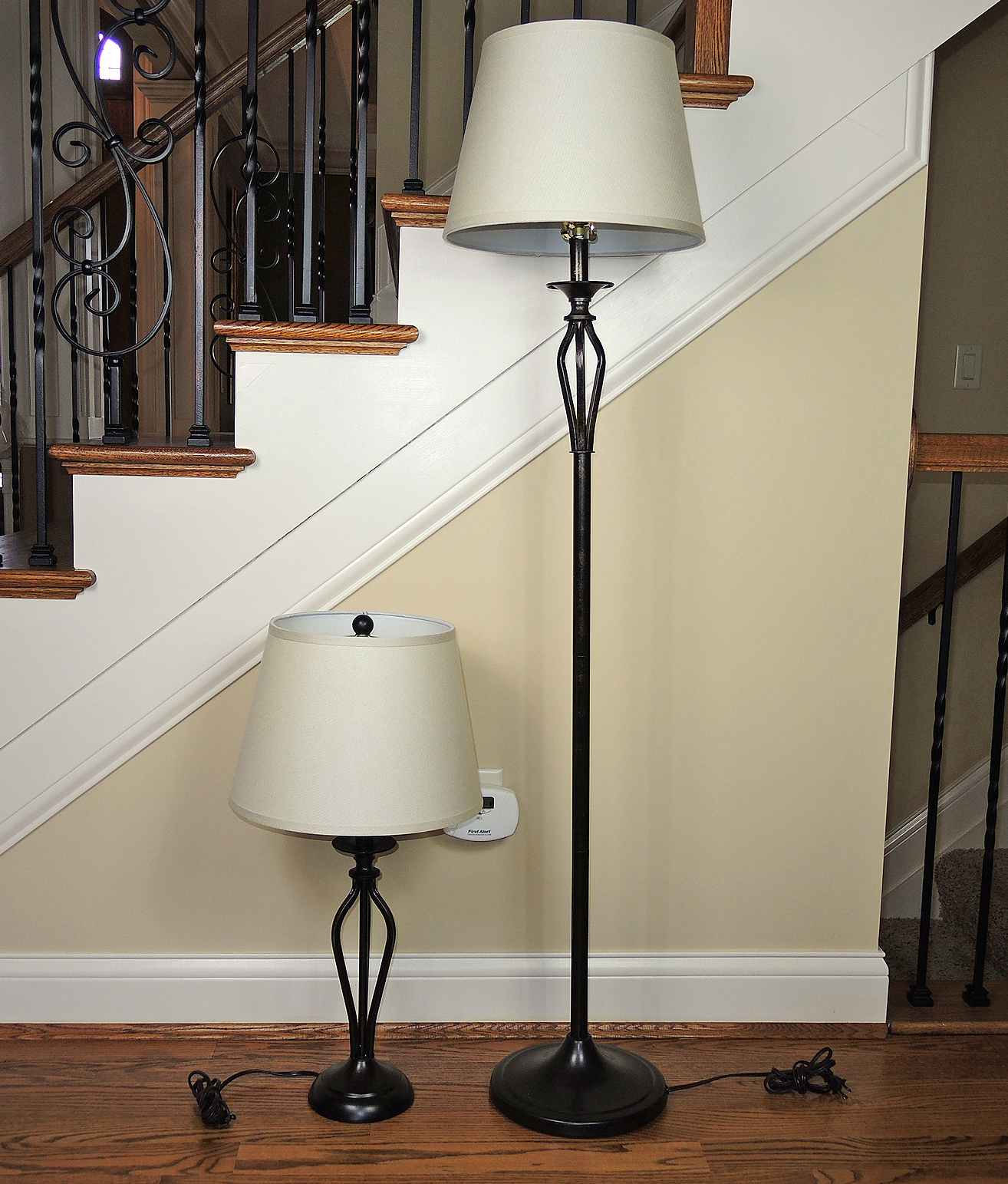 Hampton Bay Coordinating Floor and Table Lamps