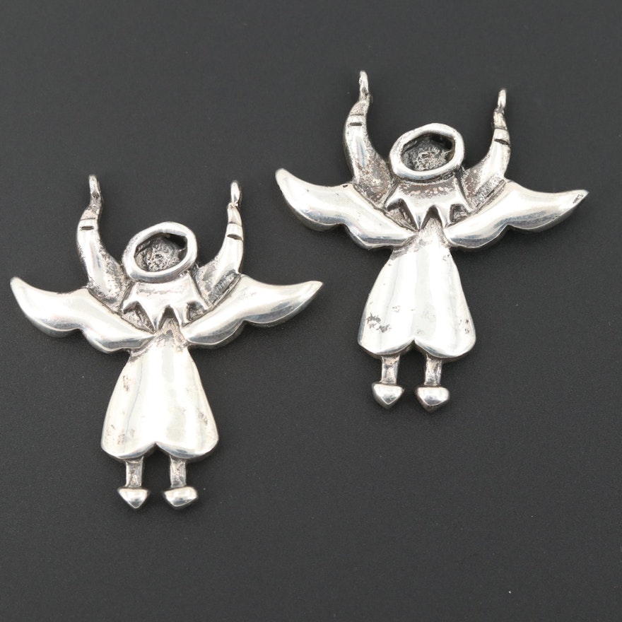 Carol Henry Designs Sterling Silver Angel Pendants