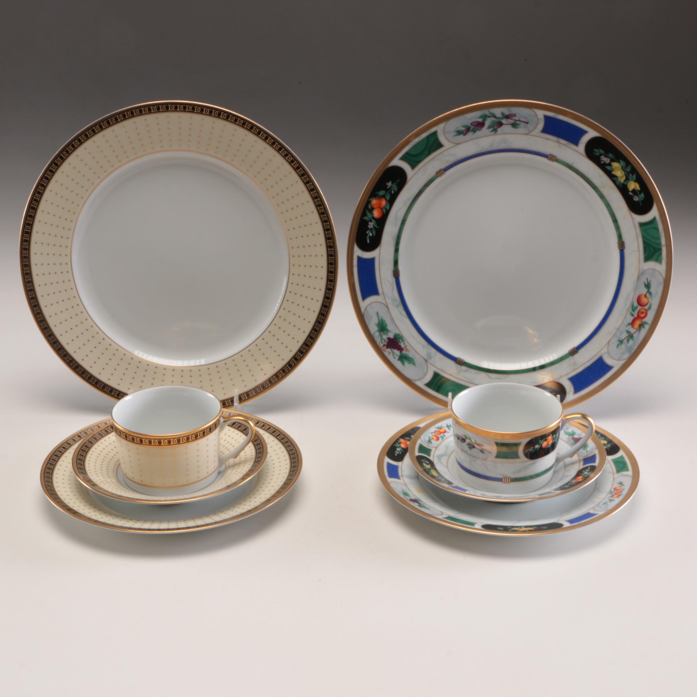 Christian Dior "Dolce Vita" and "Les Saisons" Single Place Settings