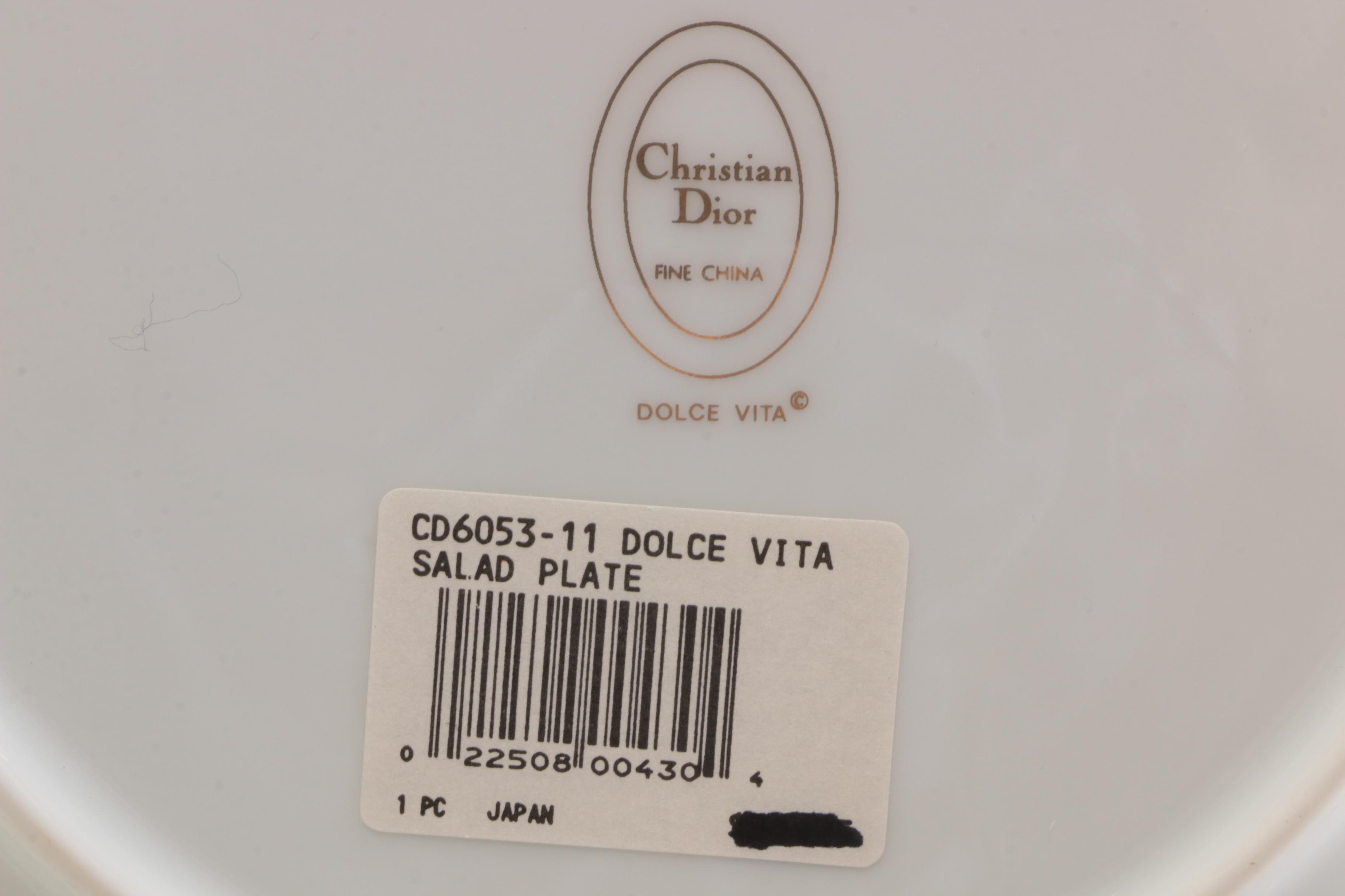 Christian Dior "Dolce Vita" and "Les Saisons" Single Place Settings