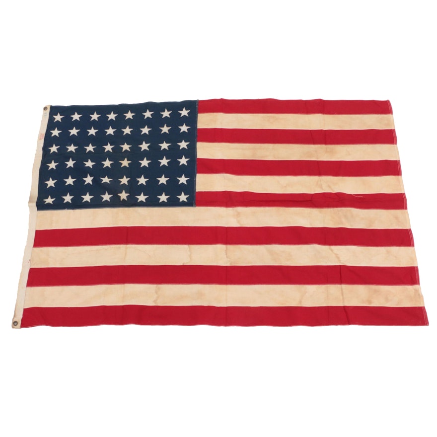 Vintage Forty-Eight Star Flag, 1912-1959 by Defiance Bunting
