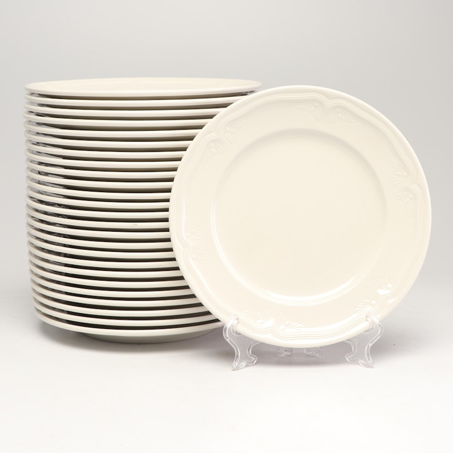 Villeroy & Boch "Cortina" Porcelain Salad Plates, Late 20th Century