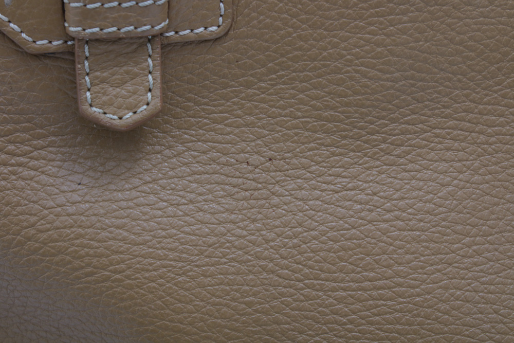Prada Vitello Daino Pebbled Leather Top Handle Shoulder Bag