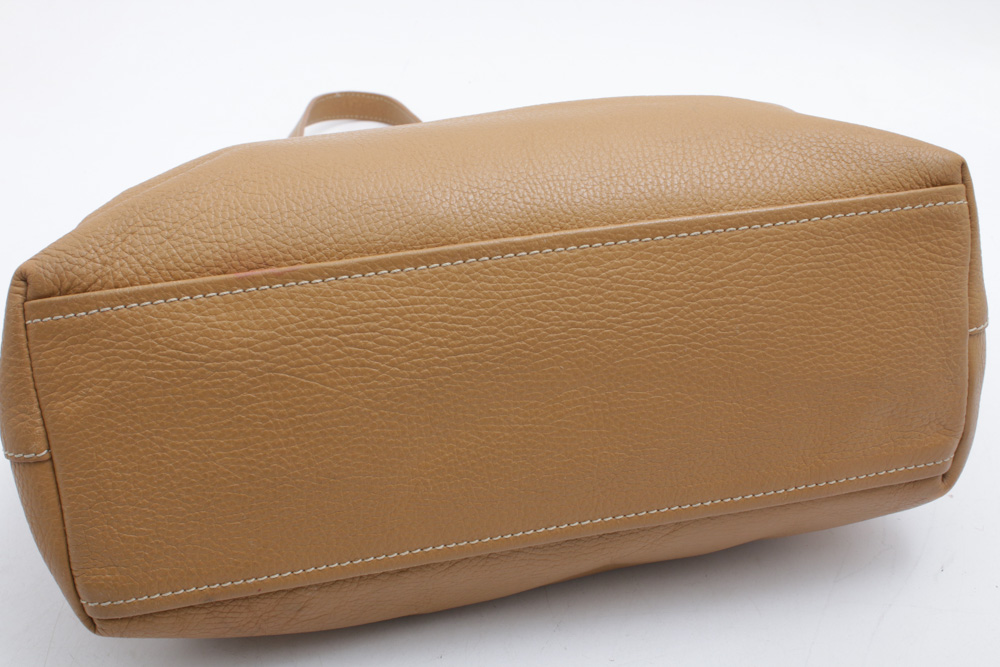 Prada Vitello Daino Pebbled Leather Top Handle Shoulder Bag