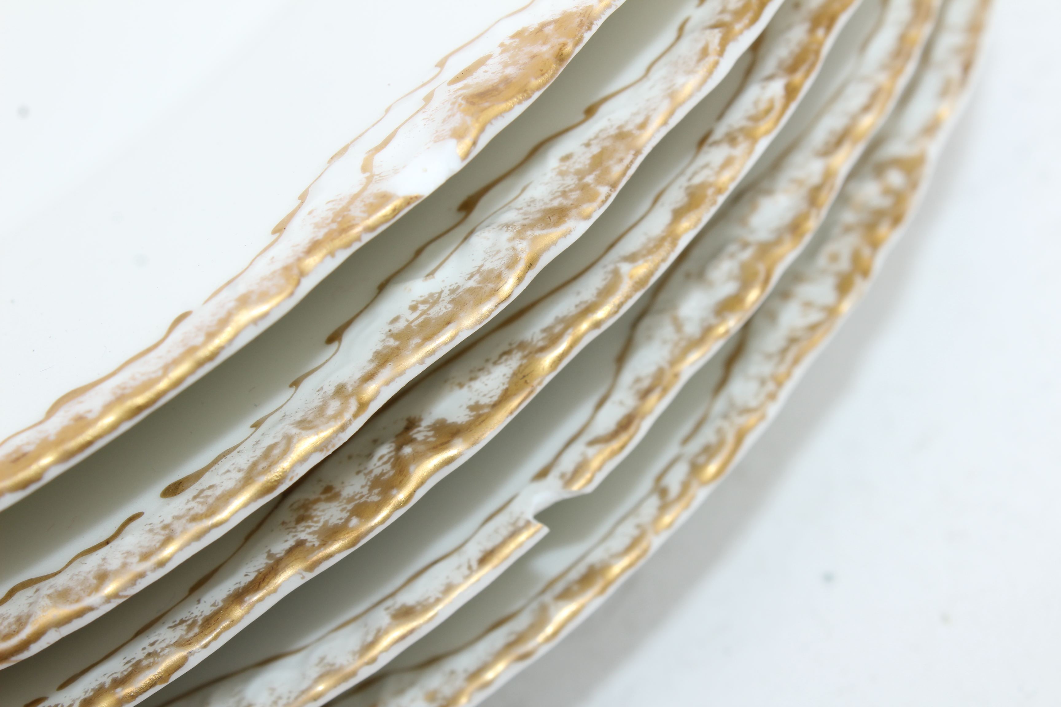 Limoges France Porcelain Plates, Platter, and Demitasse, Antique