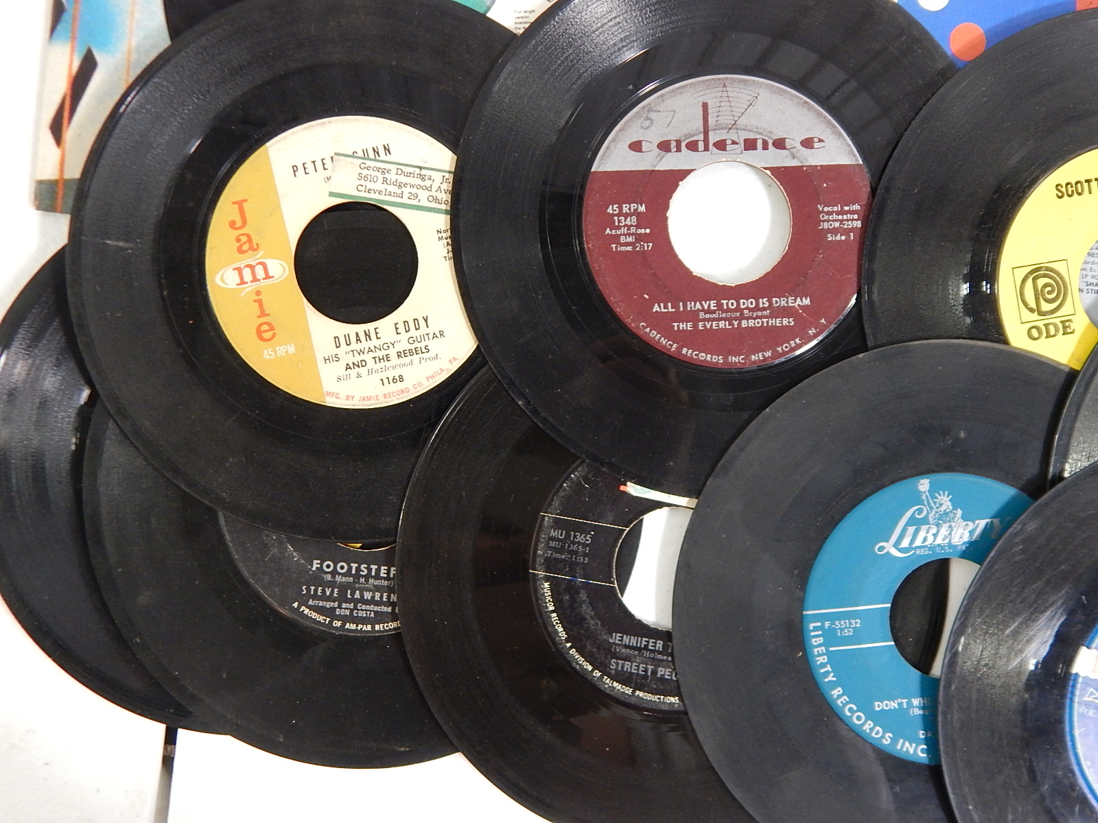 1960s/1970s 45 RPM Record Albums with Tina Turner, Phil Collins, Everly Brothers