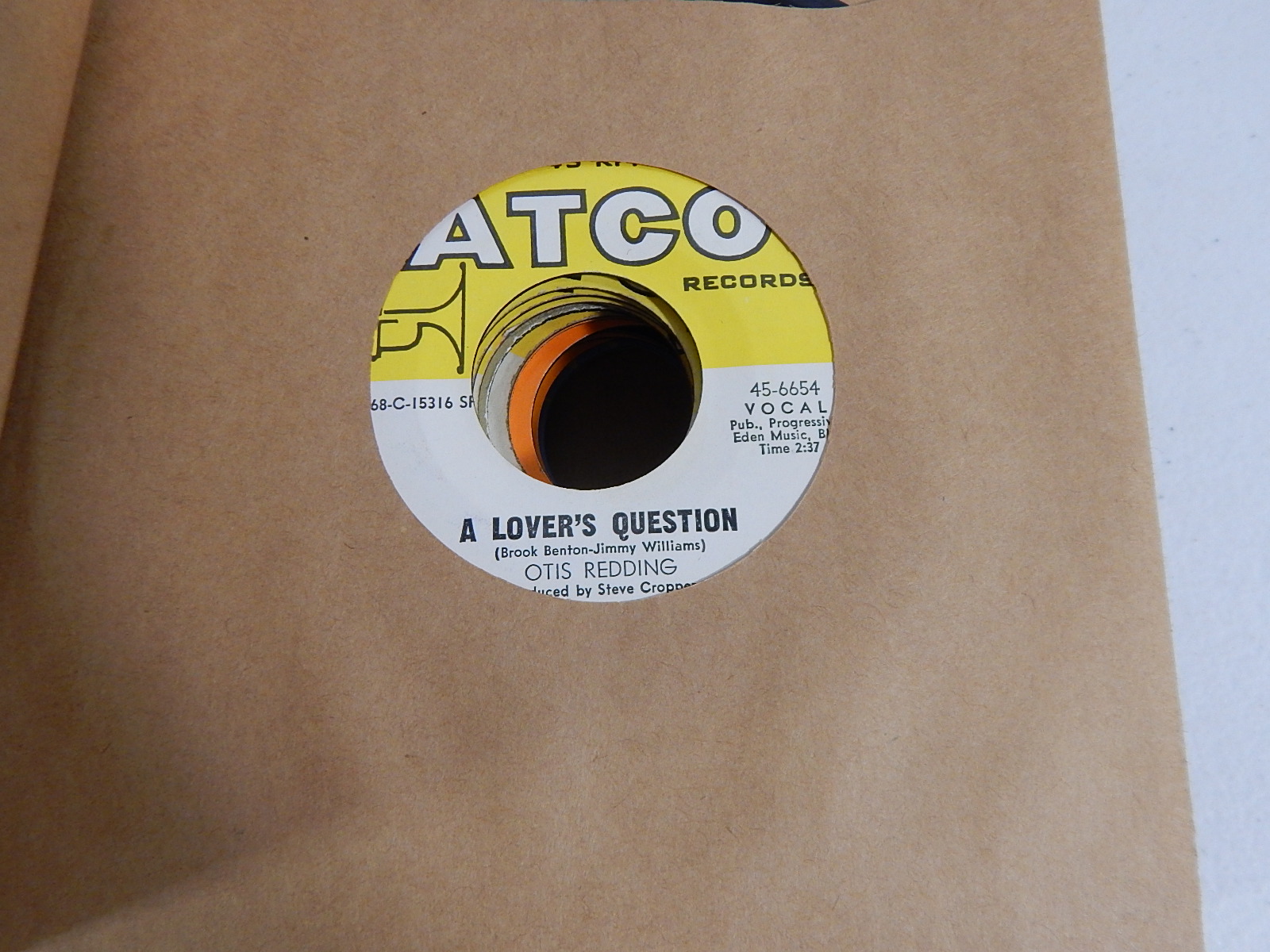 1950s/60s Rock, R&B, Pop 45 RPM Record Albums with Otis Redding, Johnny Cash