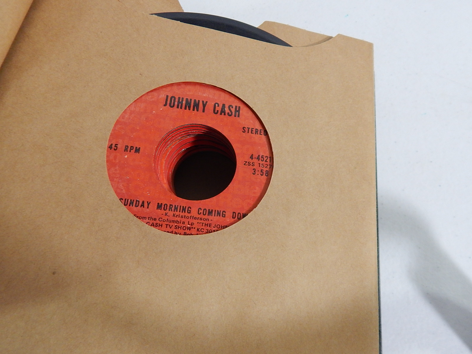 1950s/60s Rock, R&B, Pop 45 RPM Record Albums with Otis Redding, Johnny Cash