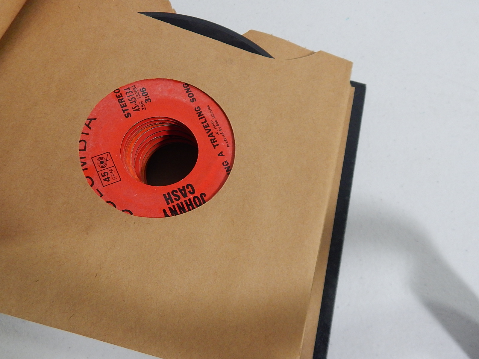 1950s/60s Rock, R&B, Pop 45 RPM Record Albums with Otis Redding, Johnny Cash