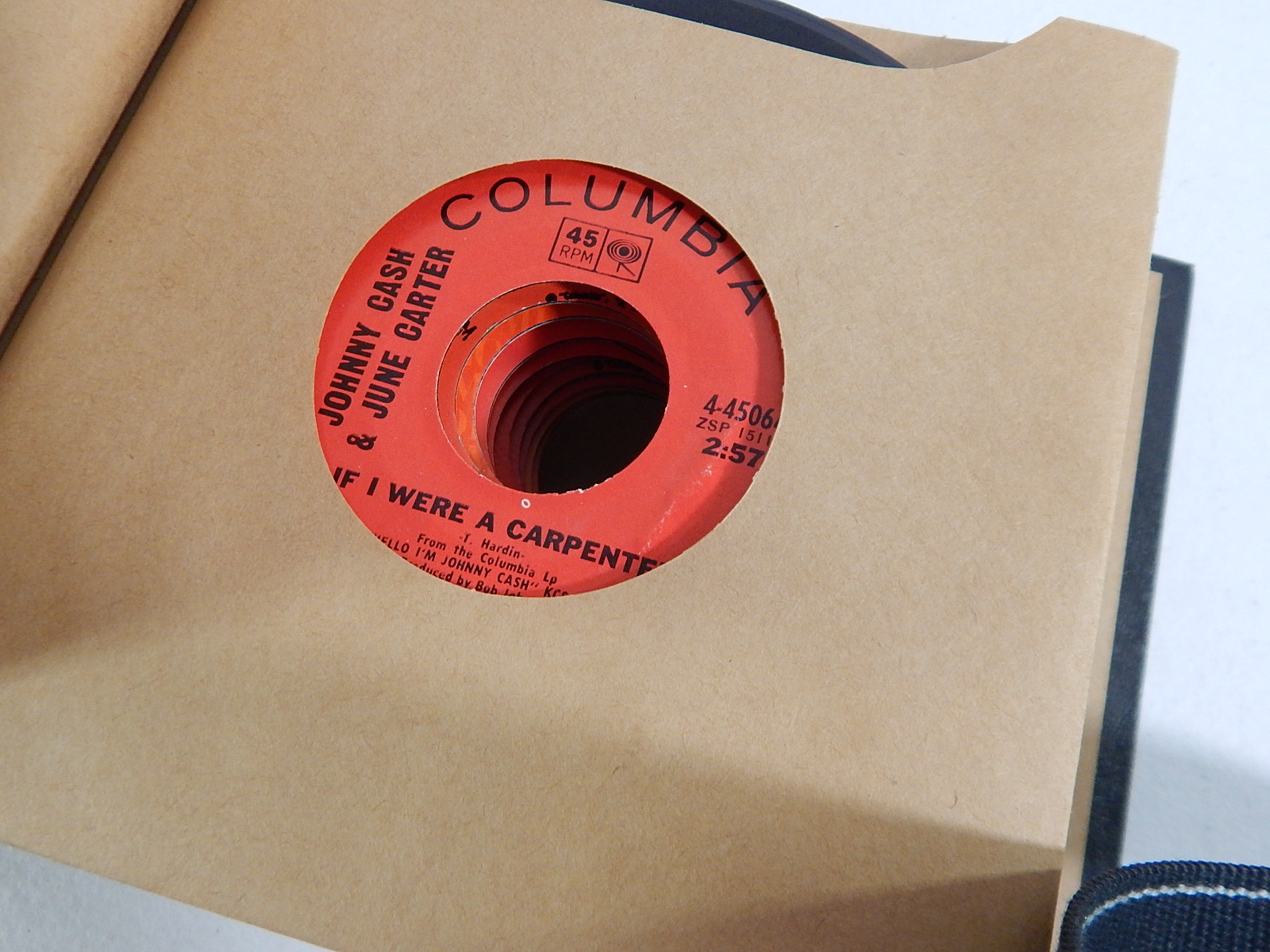 1950s/60s Rock, R&B, Pop 45 RPM Record Albums with Otis Redding, Johnny Cash