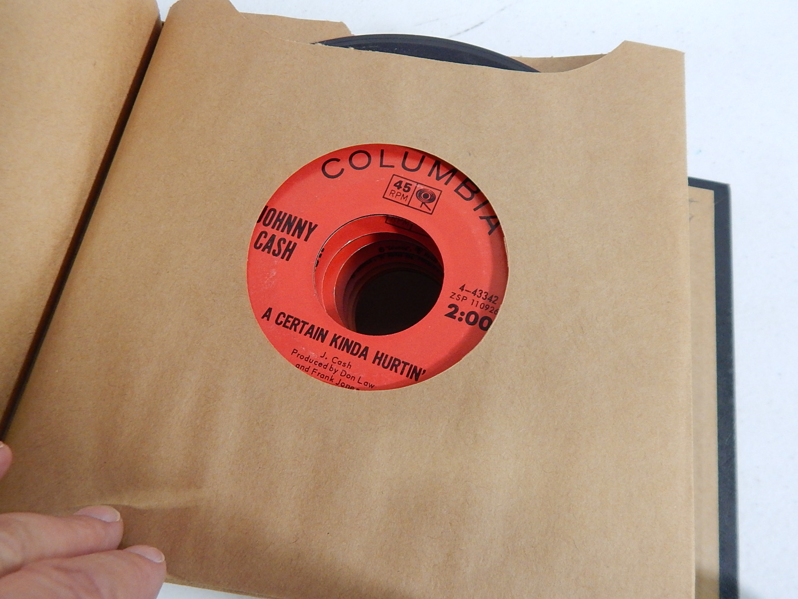 1950s/60s Rock, R&B, Pop 45 RPM Record Albums with Otis Redding, Johnny Cash