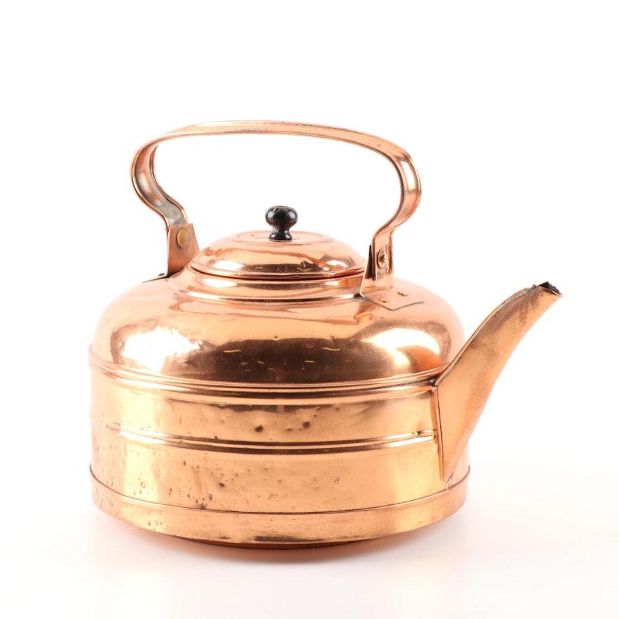 Copper Glade Large Tea Kettle, Mid to Late 20th Century