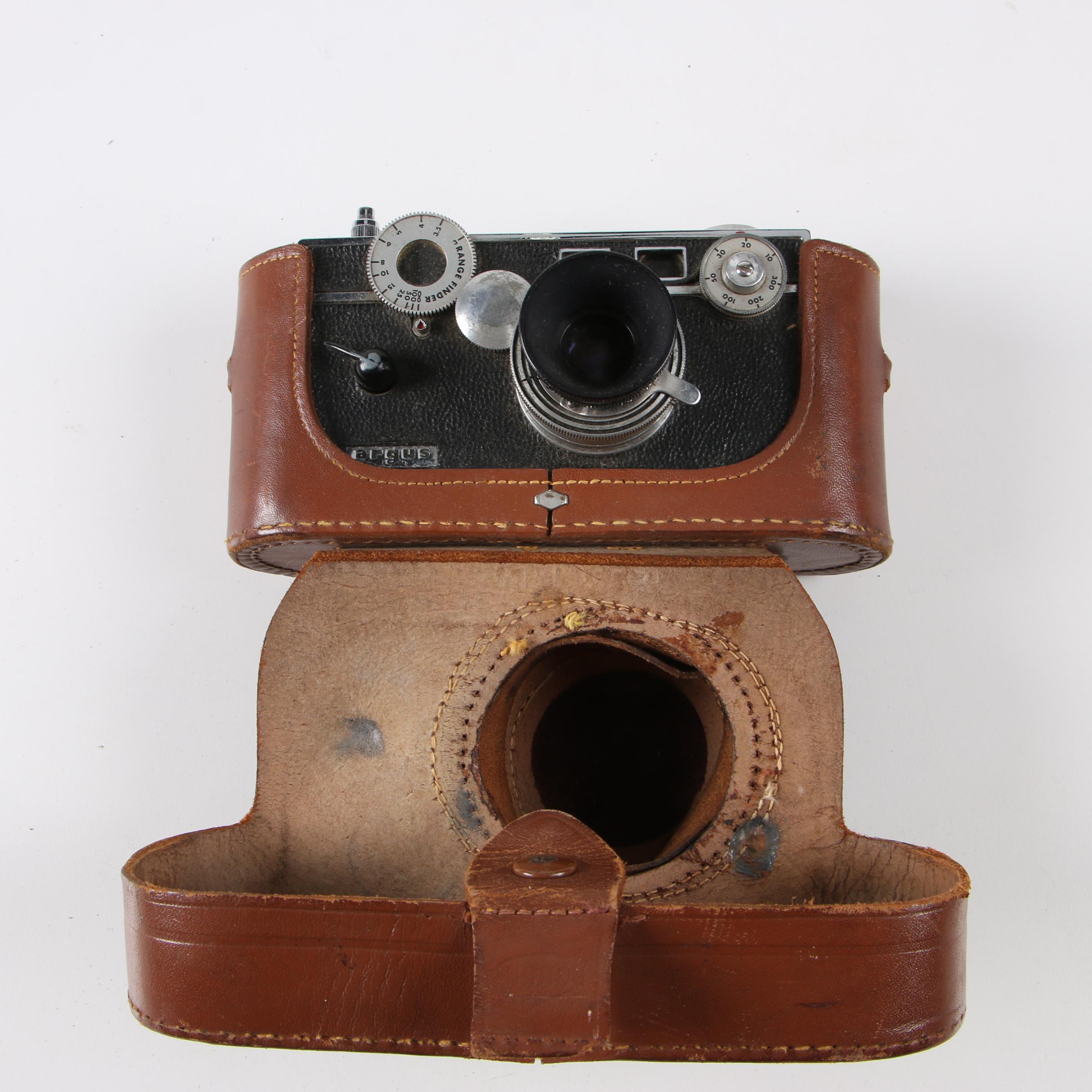 Argus C3 and Autronic 35 35mm Rangefinder Cameras, Mid-Century