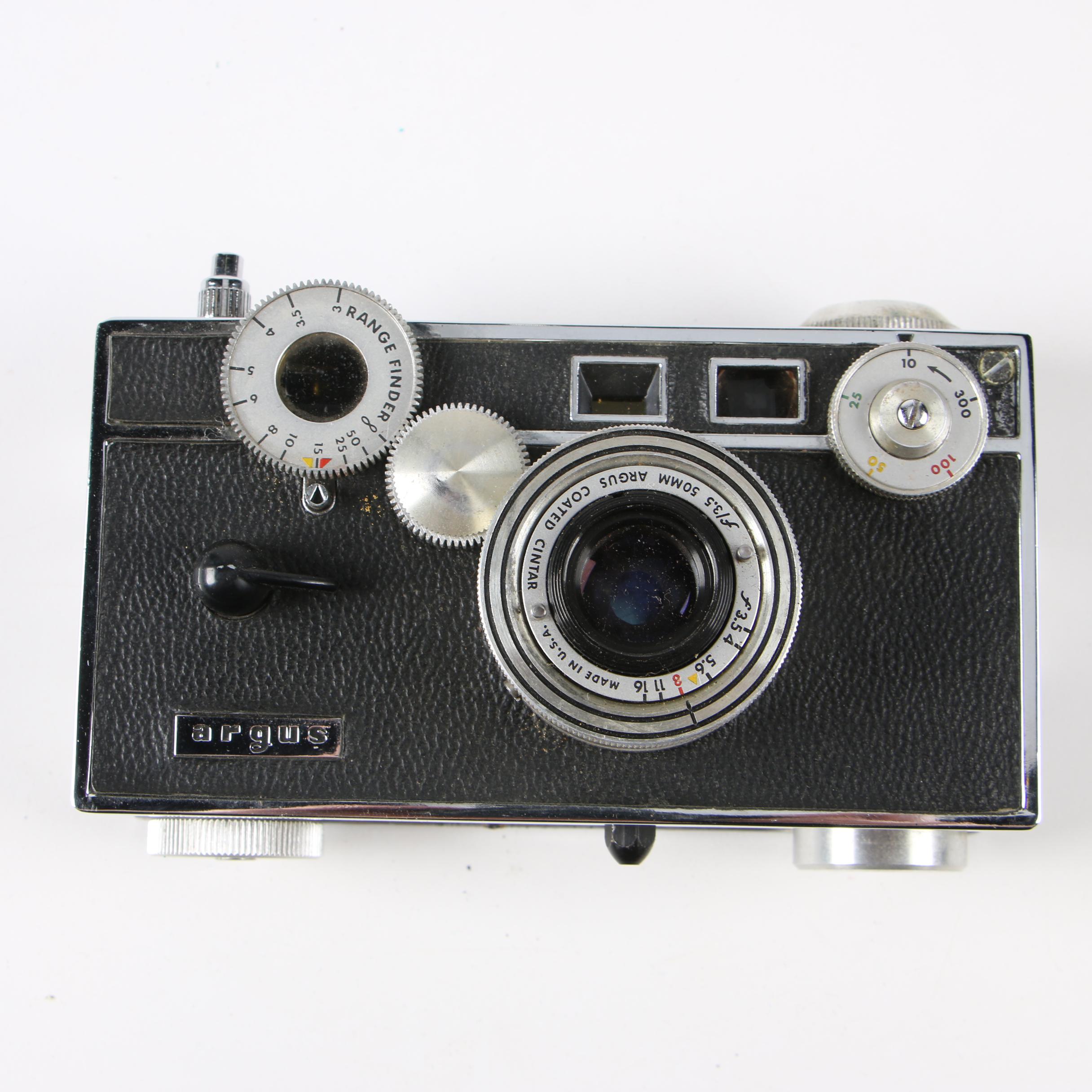 Argus C3 and Autronic 35 35mm Rangefinder Cameras, Mid-Century