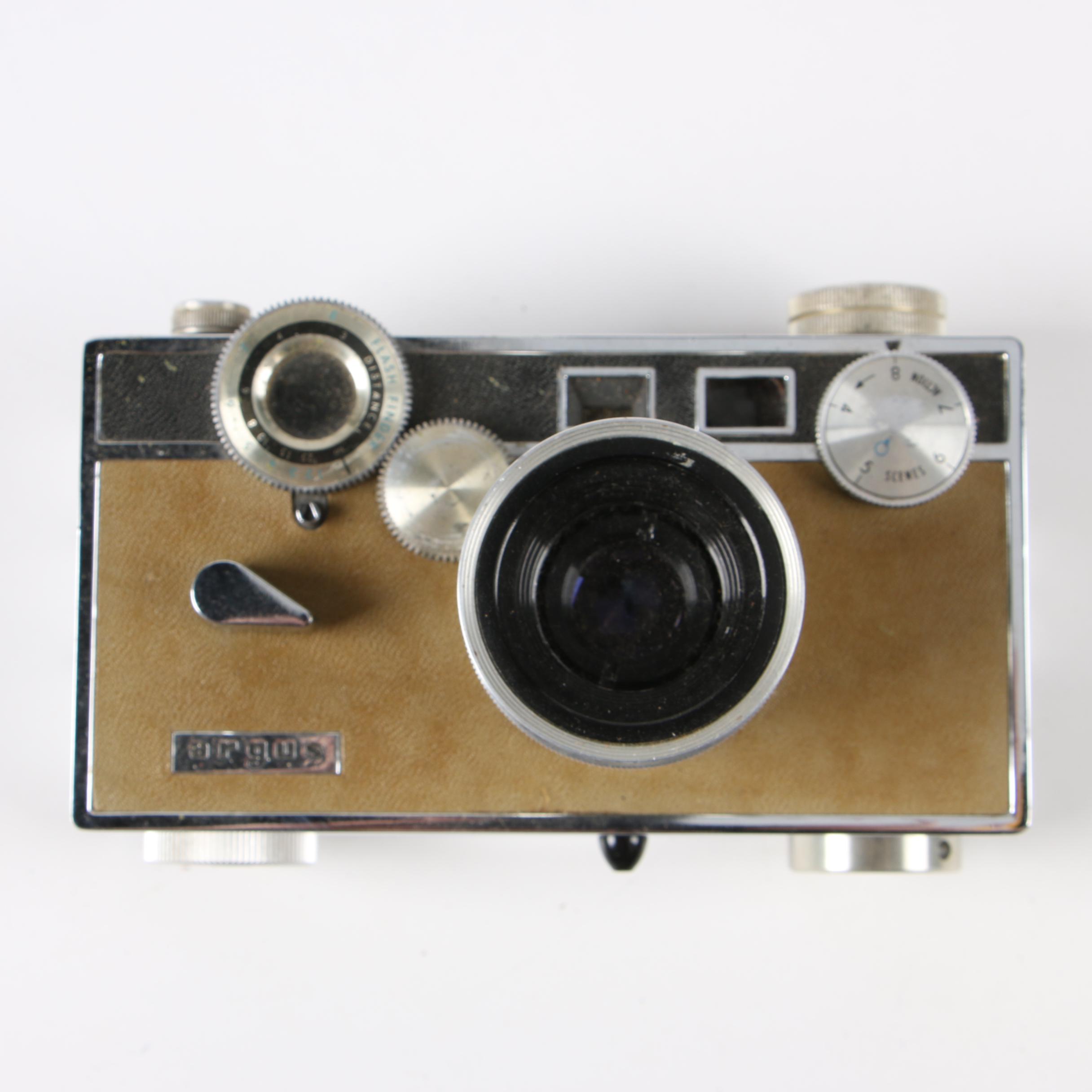 Argus C3 and Autronic 35 35mm Rangefinder Cameras, Mid-Century