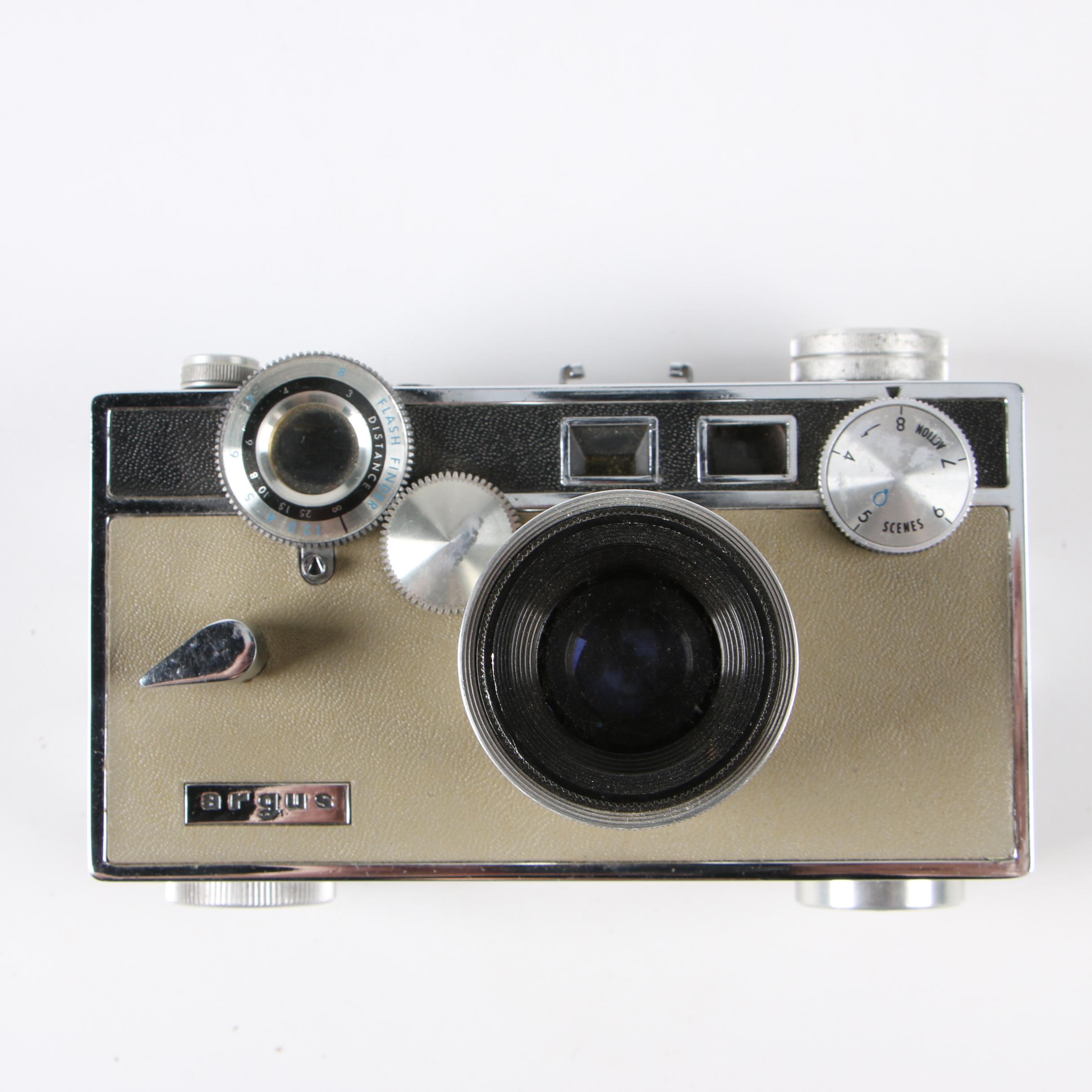 Argus C3 and Autronic 35 35mm Rangefinder Cameras, Mid-Century