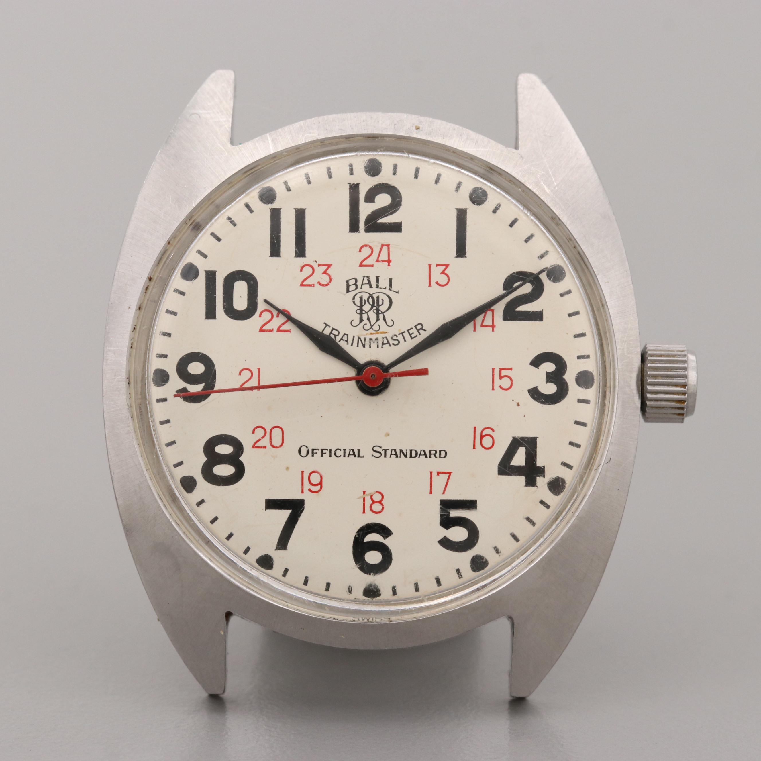 Vintage Ball Trainmaster Stainless Steel Automatic Watch