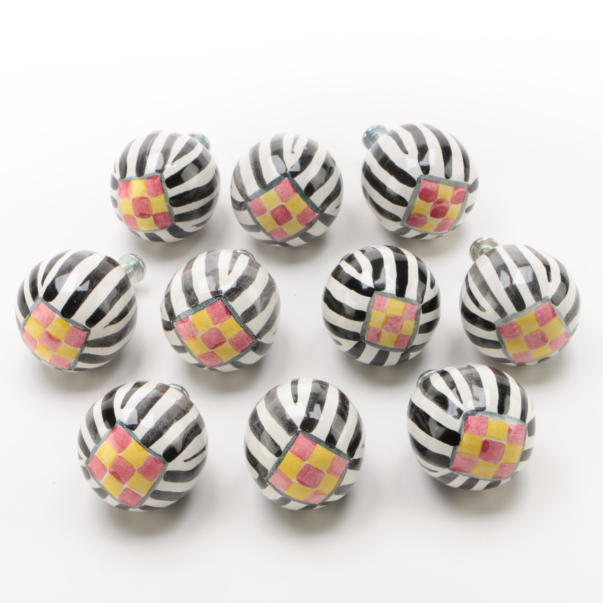 MacKenzie-Childs Ceramic Cabinet Knobs
