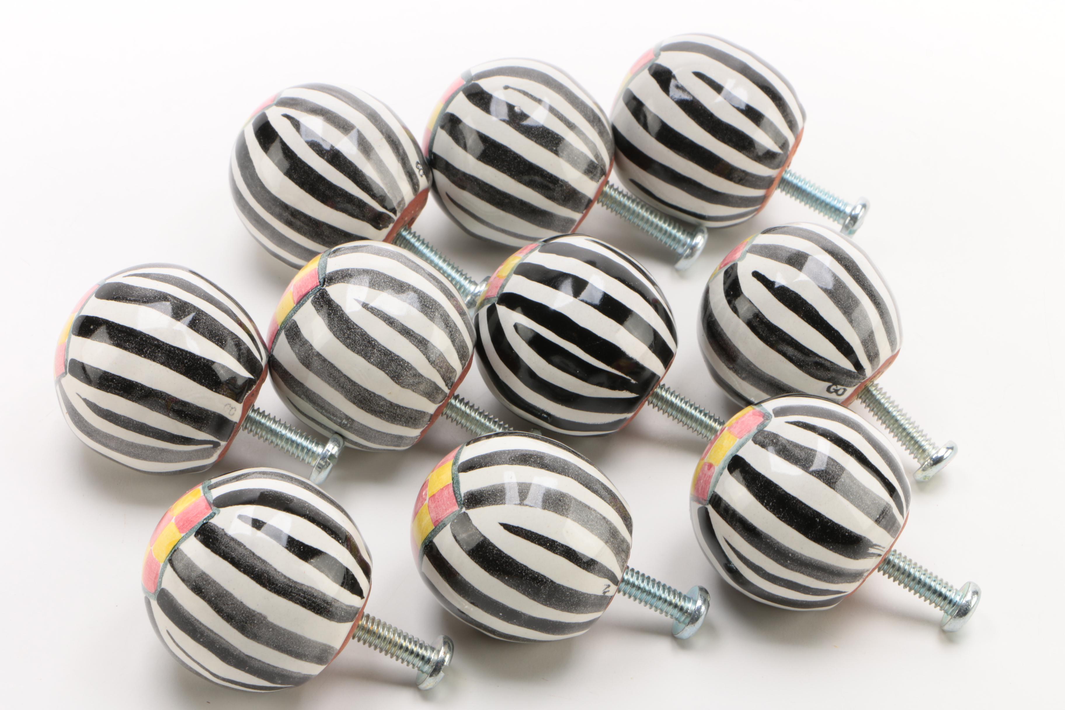 MacKenzie-Childs Ceramic Cabinet Knobs