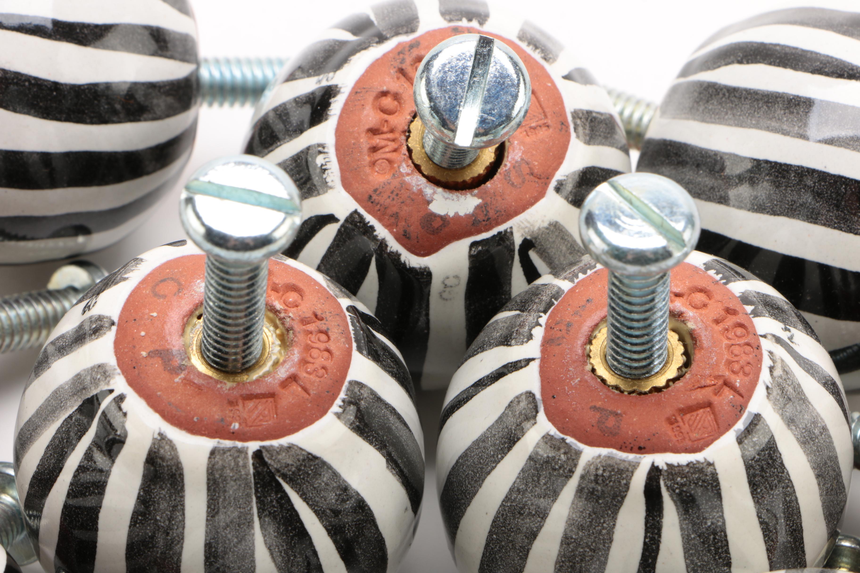 MacKenzie-Childs Ceramic Cabinet Knobs